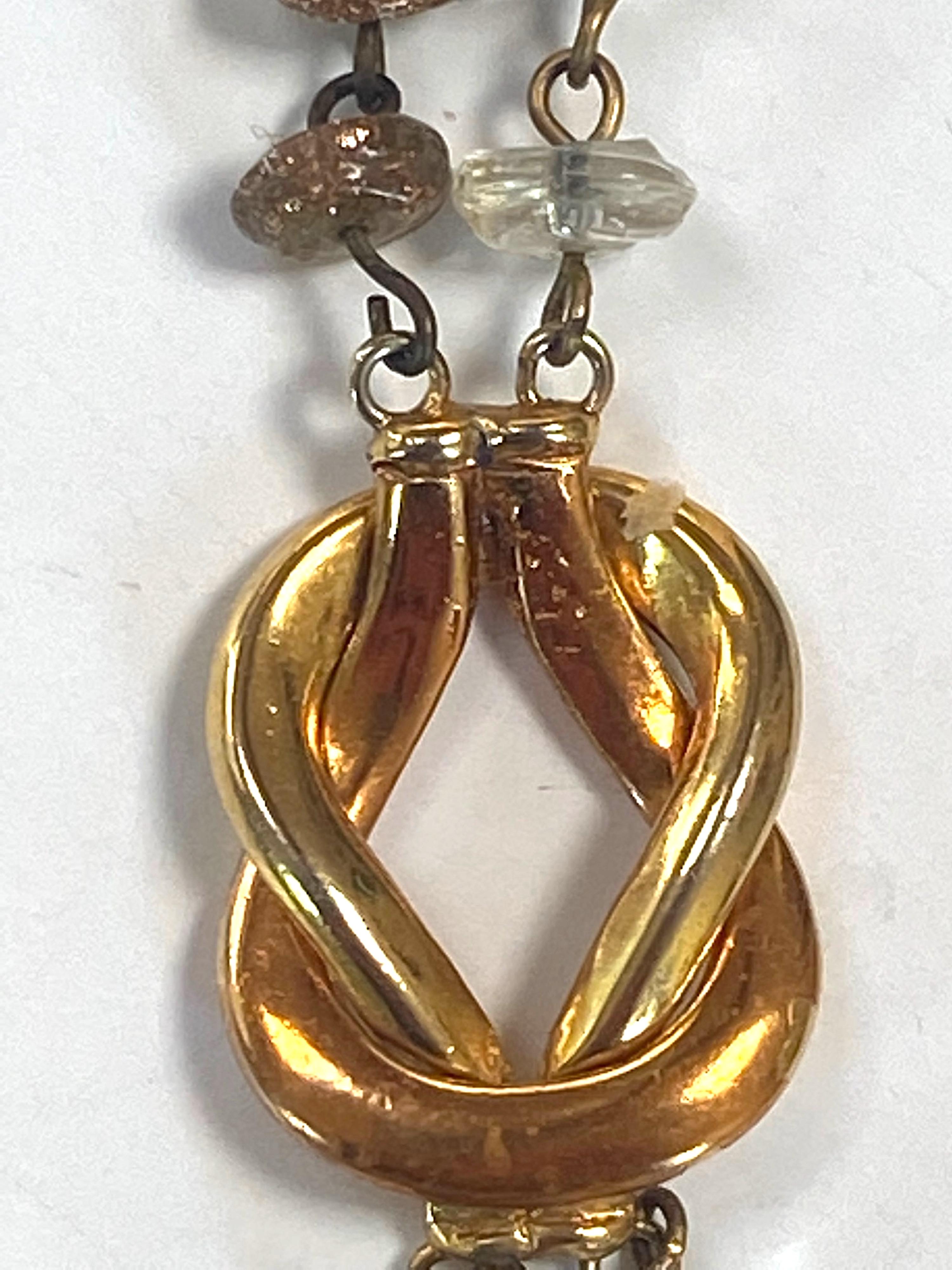 Archimide Segus, Seguso Vetri d'Arte 1960s Murano Aventurine Glass Bead necklace For Sale 6