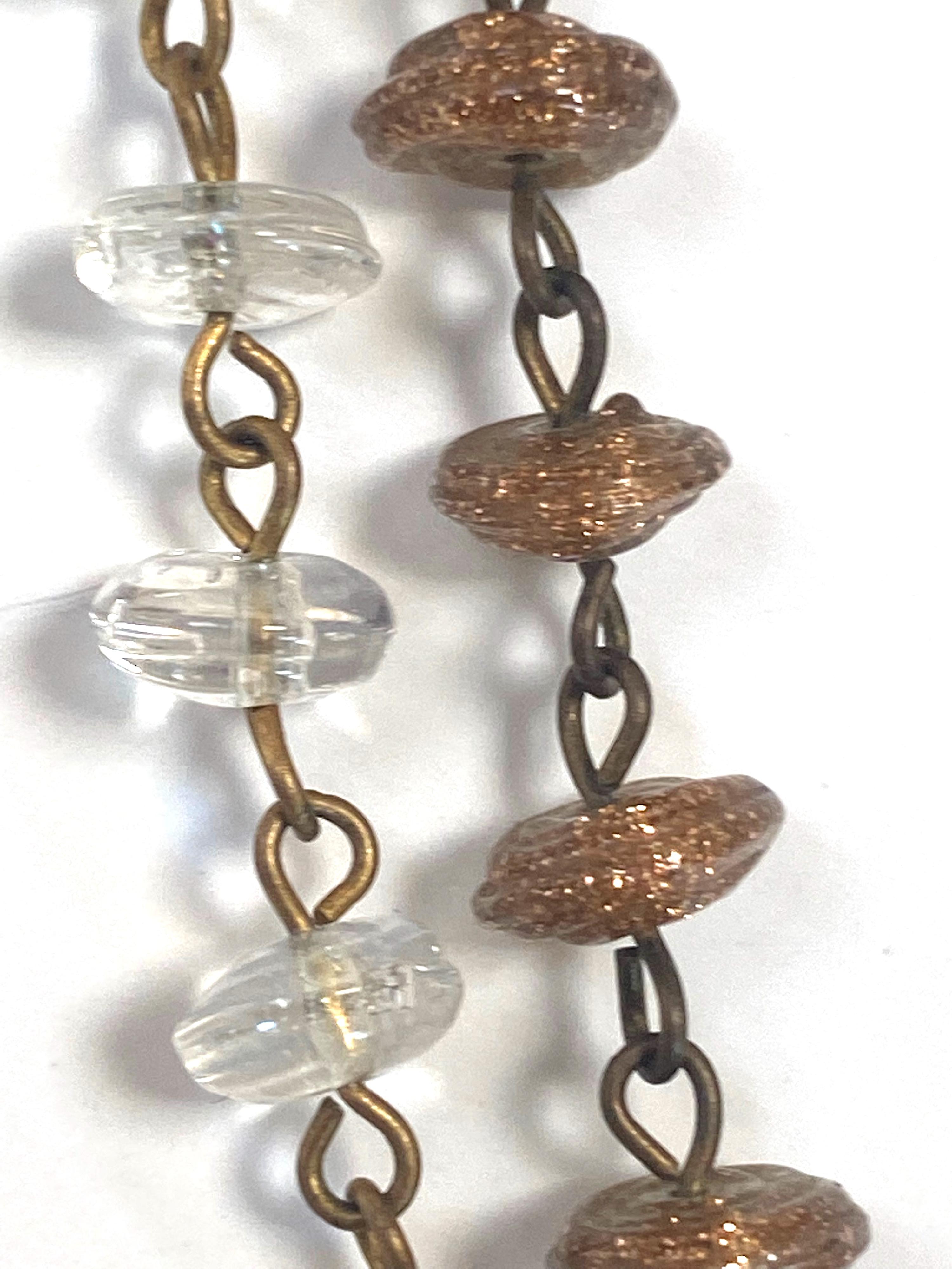 Archimide Segus, collier de perles en verre d'aventurine de Murano Seguso Vetri d'Arte des années 1960 en vente 13