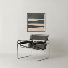 "Archipiélago" Técnica mixta abstracta modernista grande 29,5" x 29"