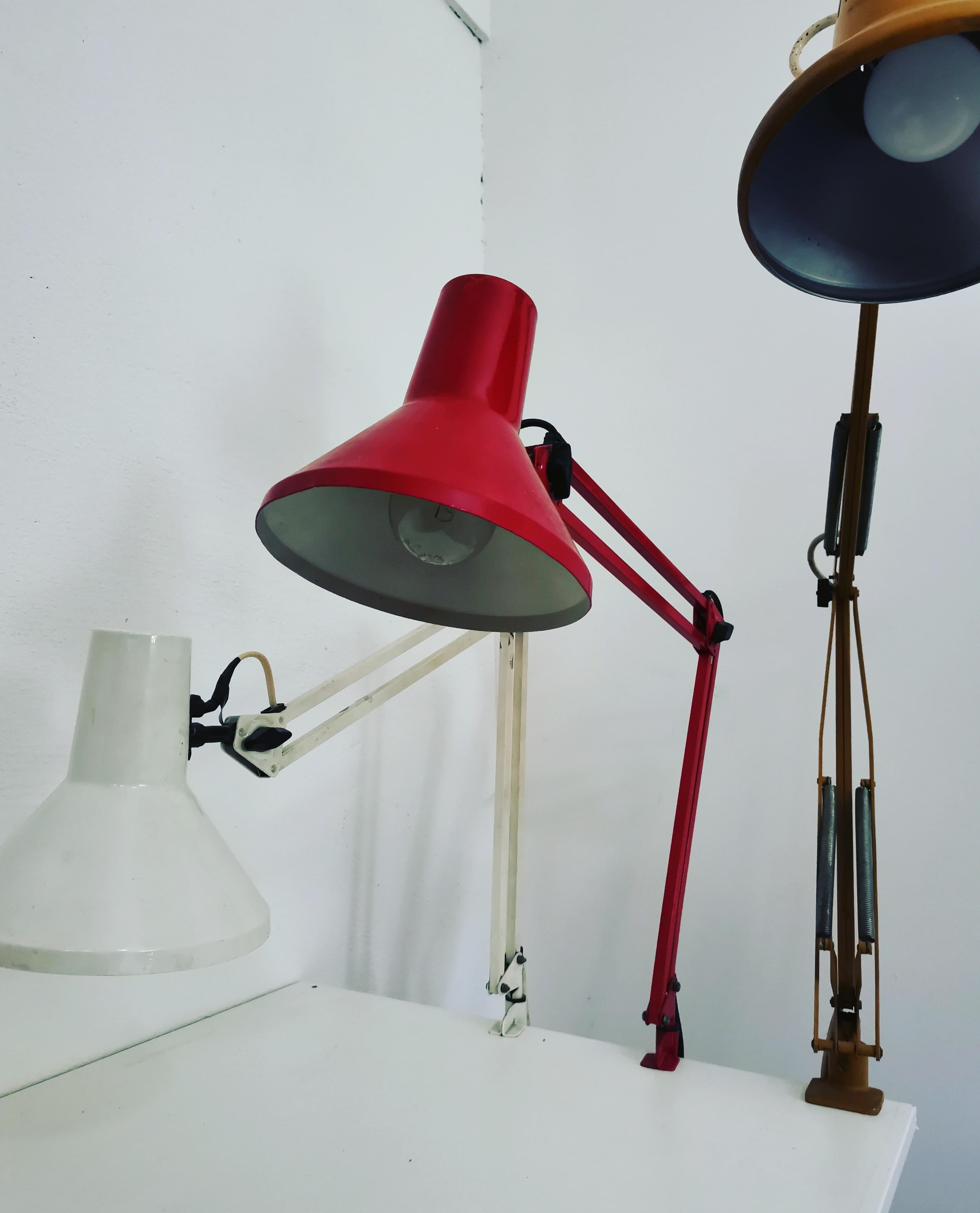 Mid-Century Modern Architect Adjustable Swing-Arm Desk Lamp, 1 of 3, 1970s