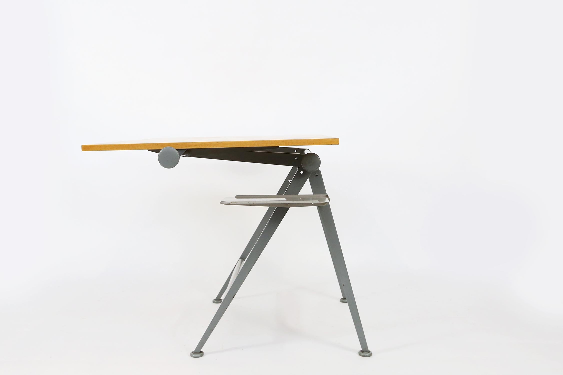 Mid-20th Century Architect Drafting Table by Friso Kramer and Wim Rietveld Ahrend Cirkel, 1963