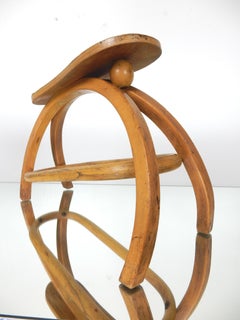Architect Josef Hoffmann Design for Thonet Bentwood Foot Stool
