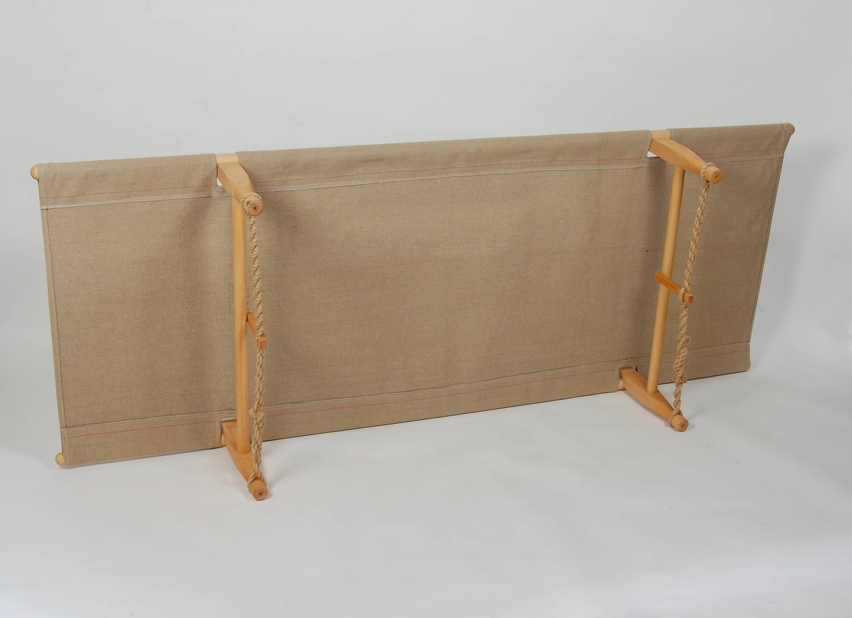 Architecte Ole Gjerlov Knudsen Safarn Daybed or Cot:: Danish Design 1962 Bon état à San Francisco, CA
