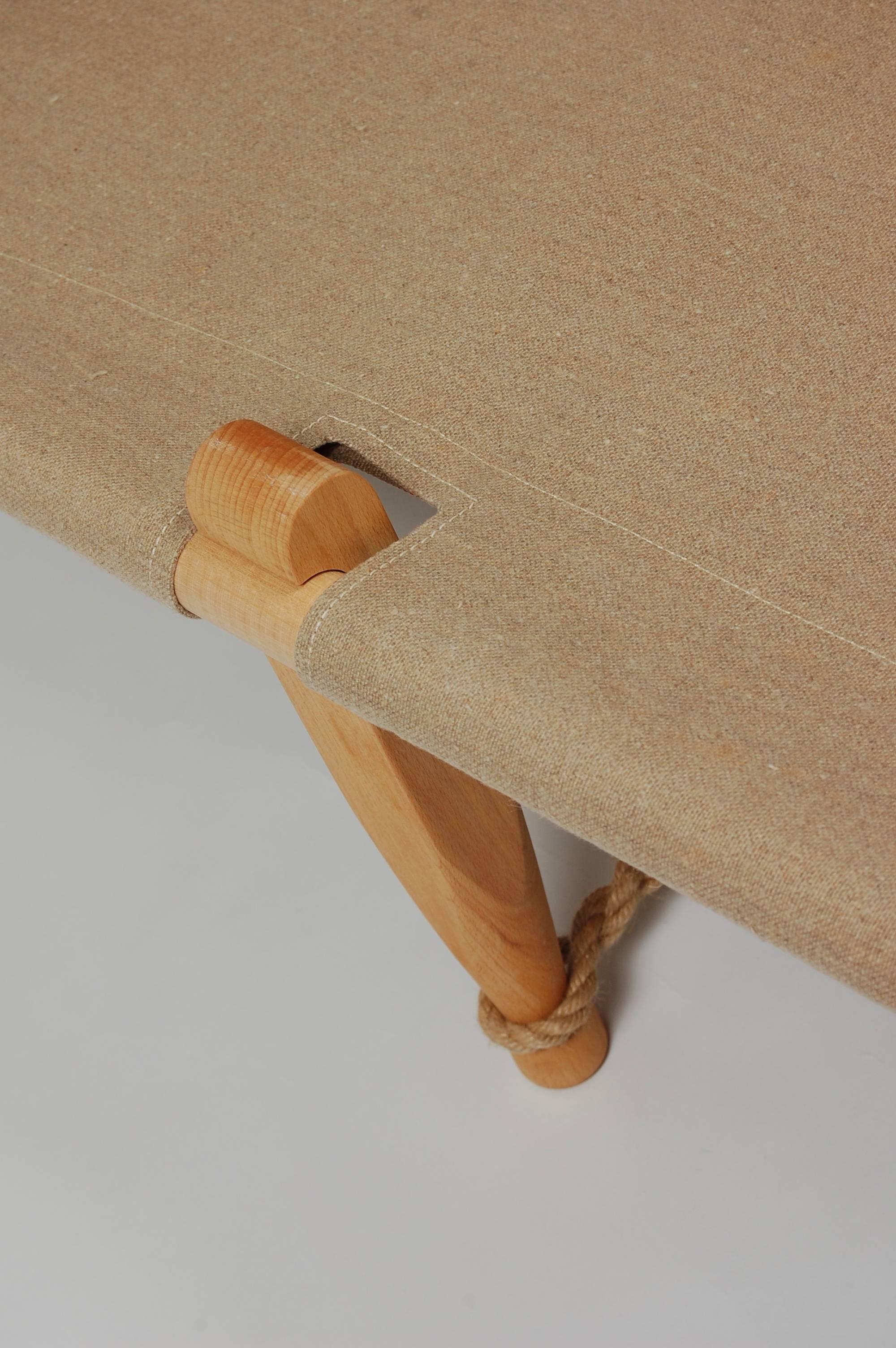 Architecte Ole Gjerlov Knudsen Safarn Daybed or Cot:: Danish Design 1962 1