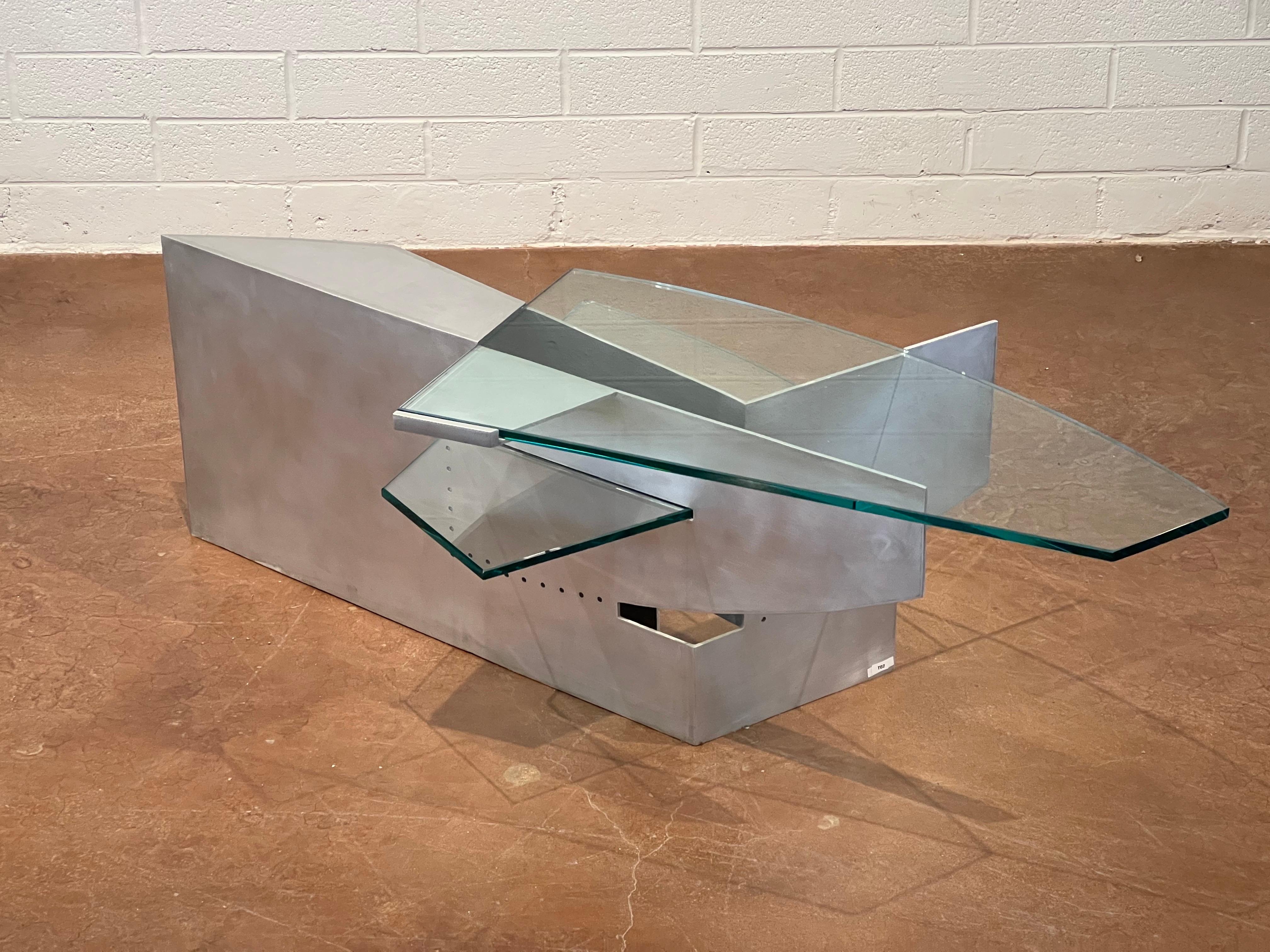 Post-Modern Architect Robert Whitton Prototype Coffee Table For Sale