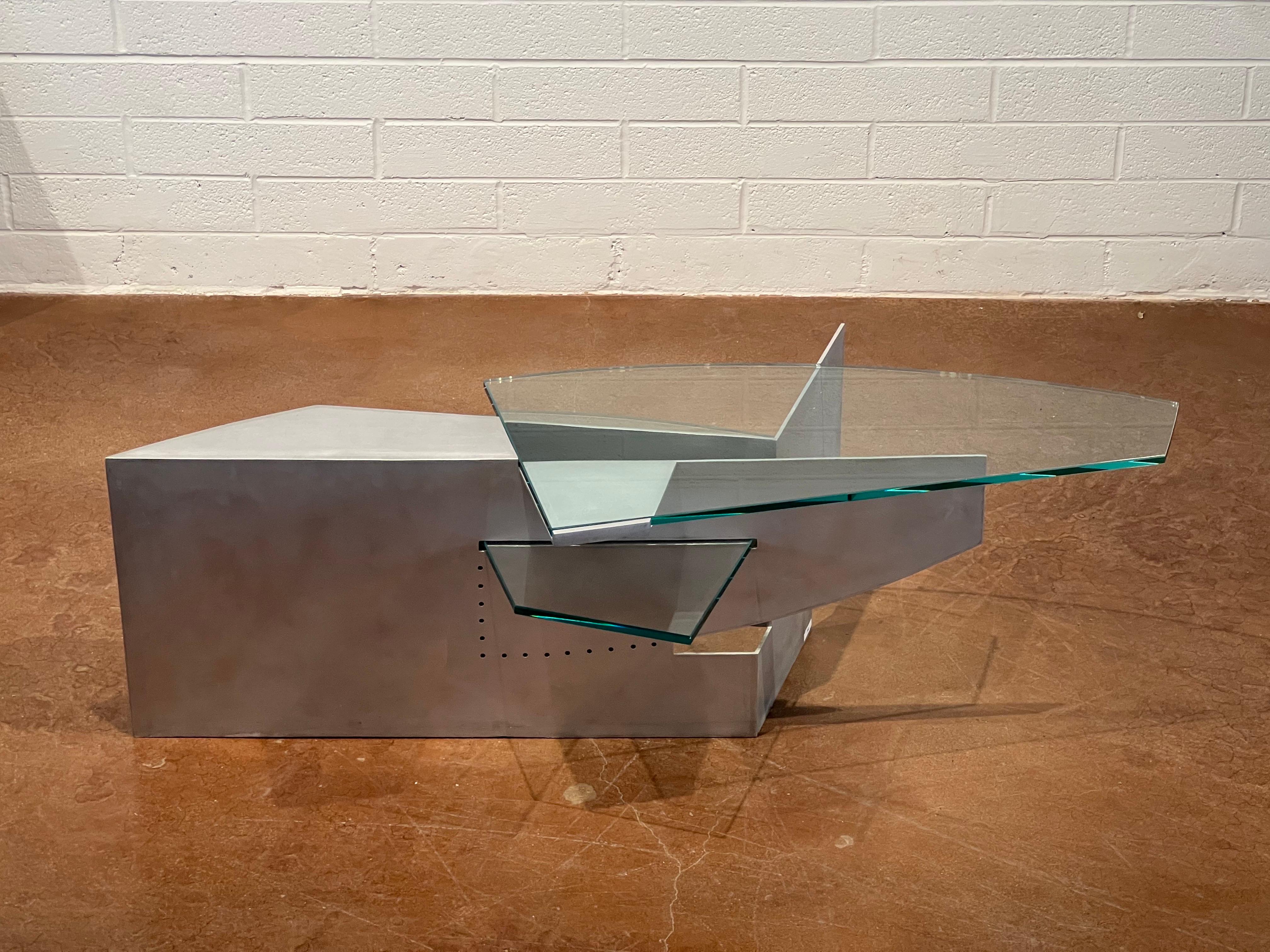American Architect Robert Whitton Prototype Coffee Table For Sale