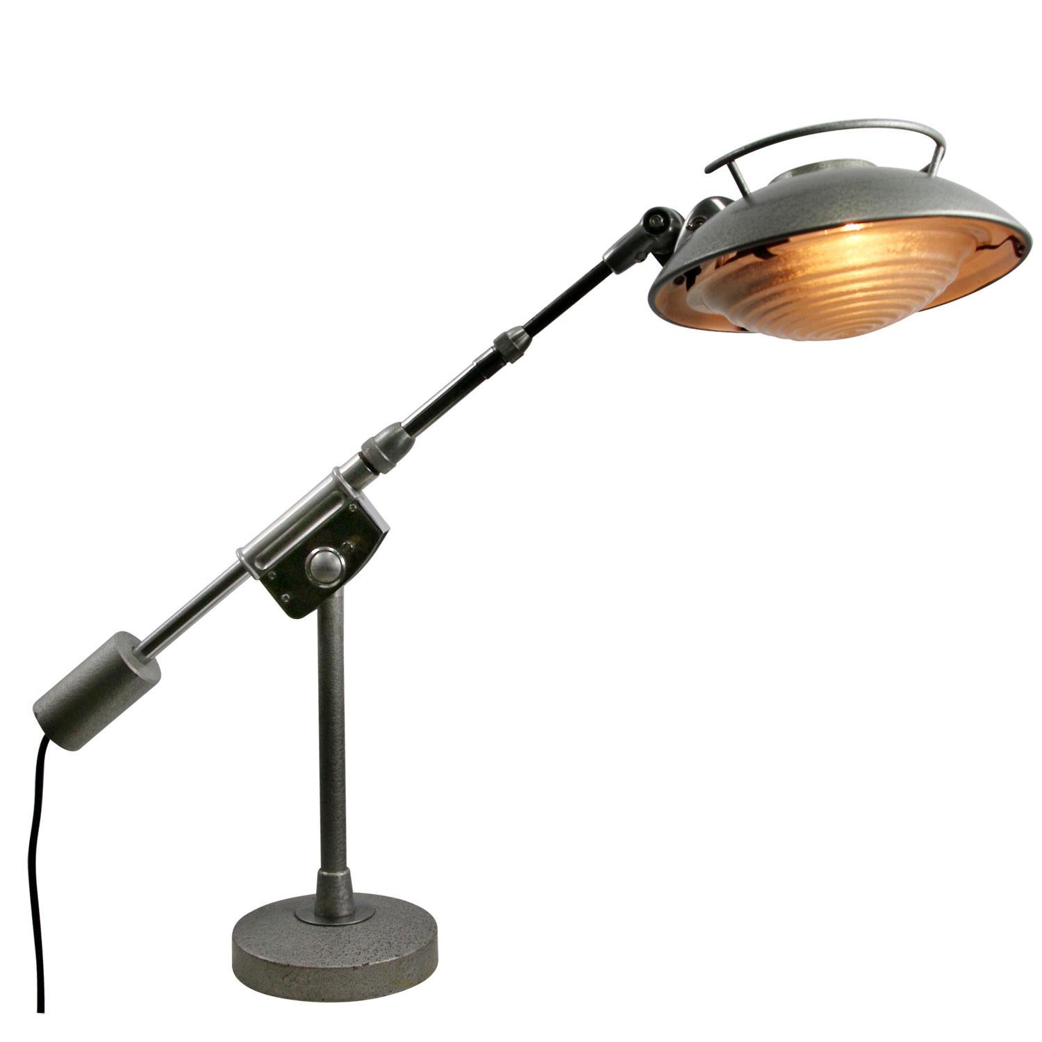 French Architect table desk light by Ferdinand Solère for SOLR no. 202