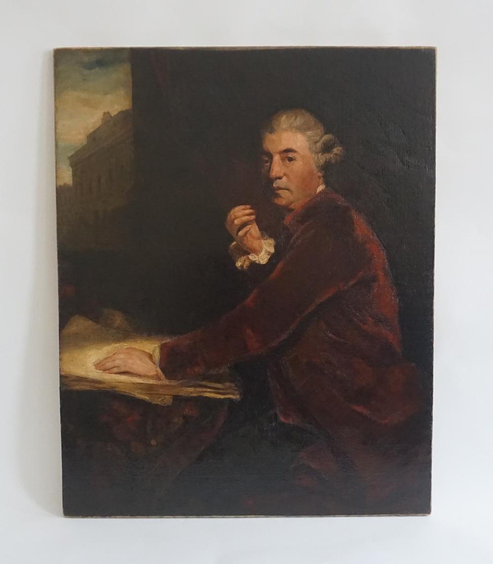 Portrait de l'architecte William Chambers d'après Joshua Reynolds, vers 1800 en vente 3