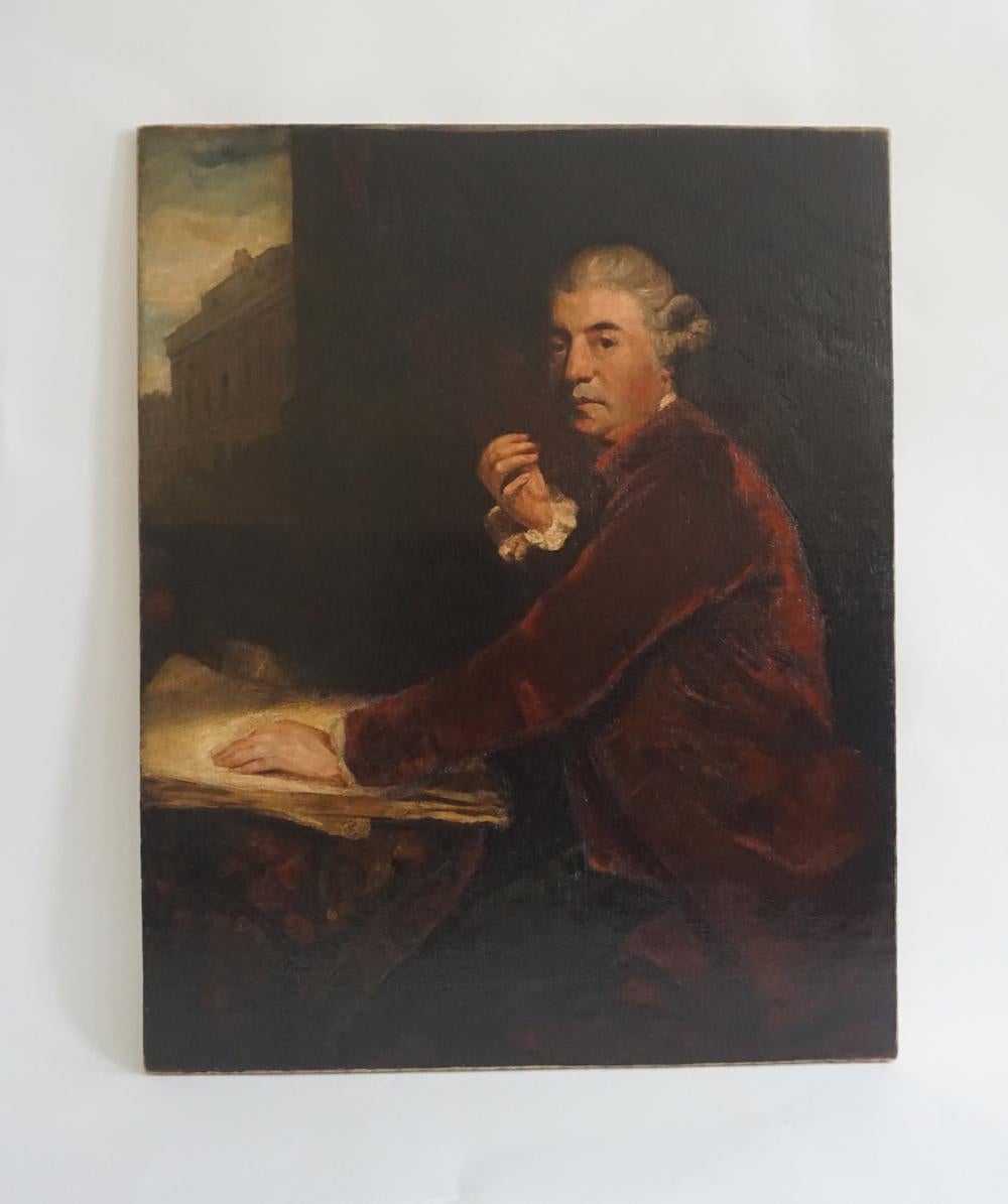 Portrait de l'architecte William Chambers d'après Joshua Reynolds, vers 1800 en vente 4