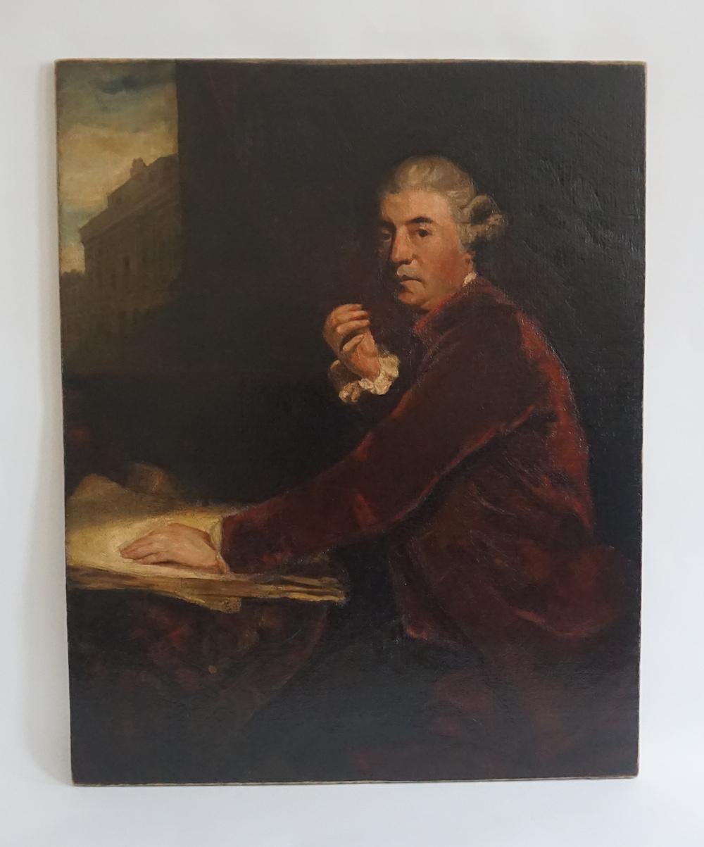 Portrait de l'architecte William Chambers d'après Joshua Reynolds, vers 1800 en vente 5