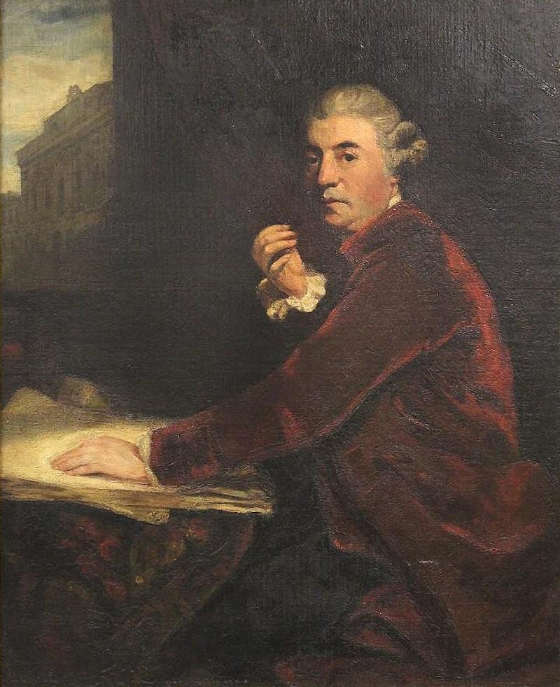 Portrait de l'architecte William Chambers d'après Joshua Reynolds, vers 1800 en vente 6