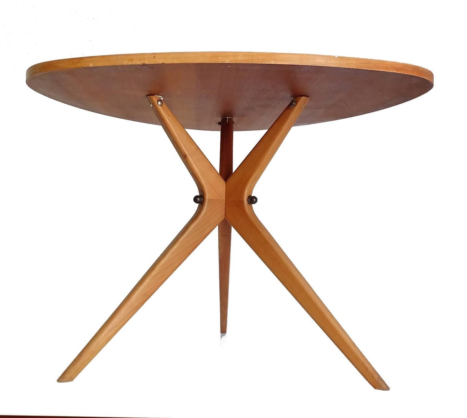 1953 Scandinavian Modern Table by Wilhelm Renz For Sale 5