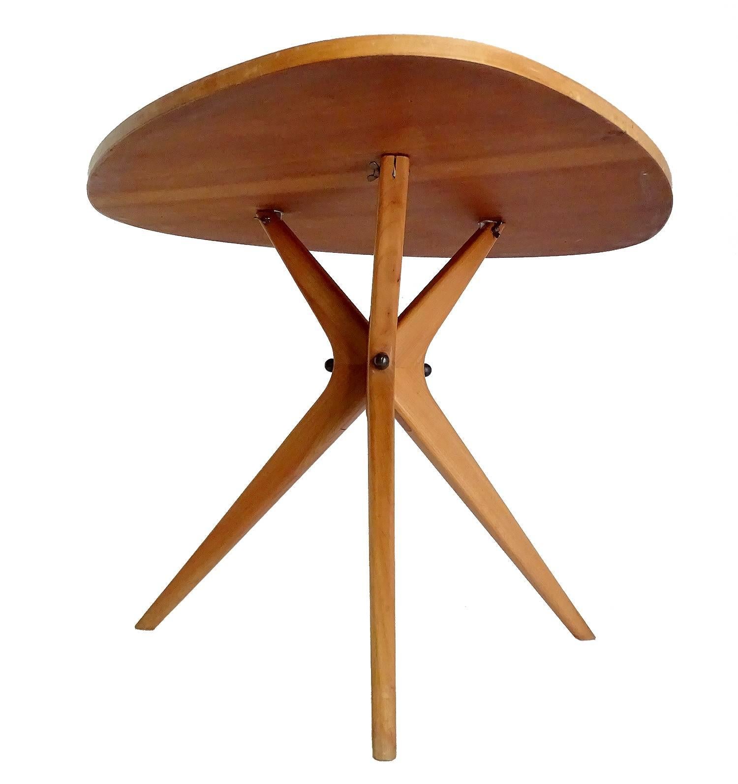 1953 Scandinavian Modern Table by Wilhelm Renz For Sale 7