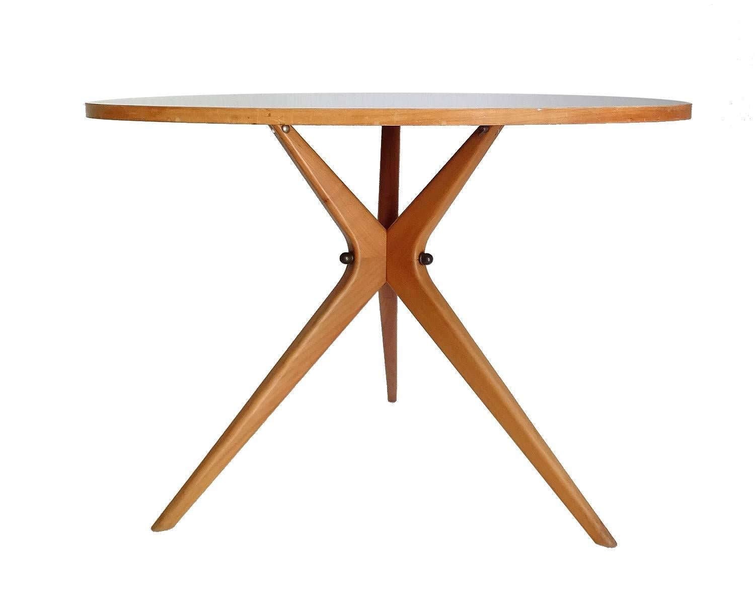 German 1953 Scandinavian Modern Table by Wilhelm Renz For Sale