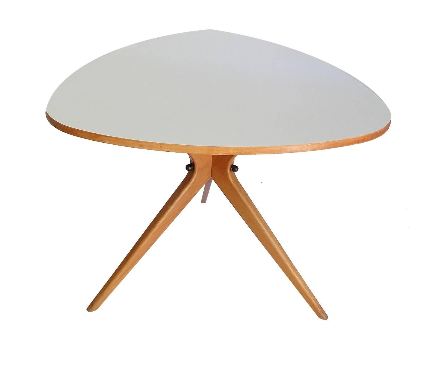Mid-20th Century 1953 Scandinavian Modern Table by Wilhelm Renz For Sale