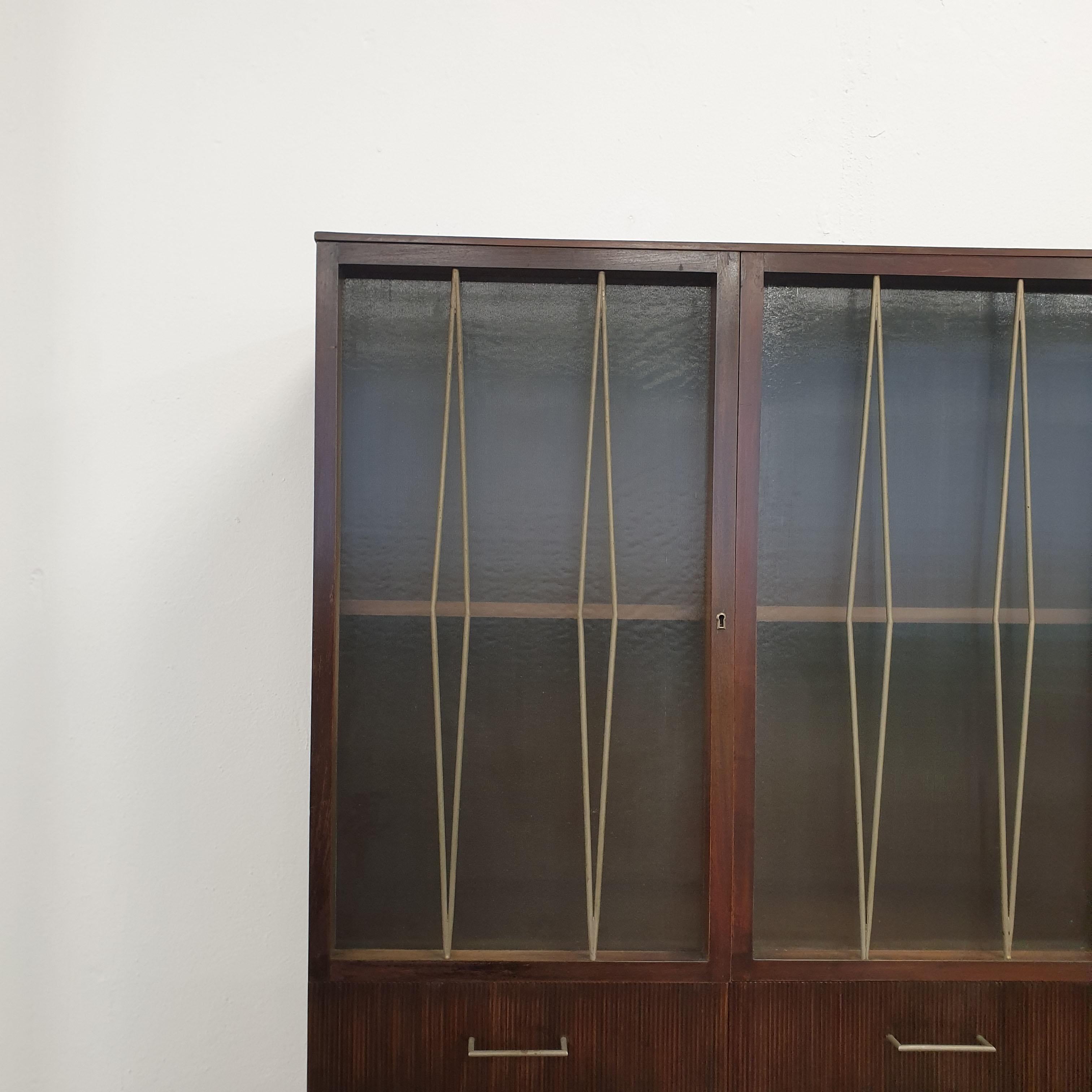 Mid-20th Century Architects Asnago & Vender Italian Rationalist Cabinet, Italy 1940s For Sale
