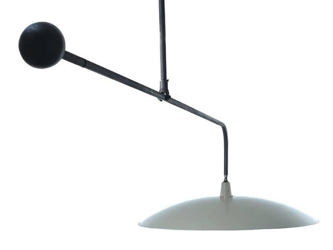 Architects Balance Lamp with Shade In Good Condition In Peekskill, NY