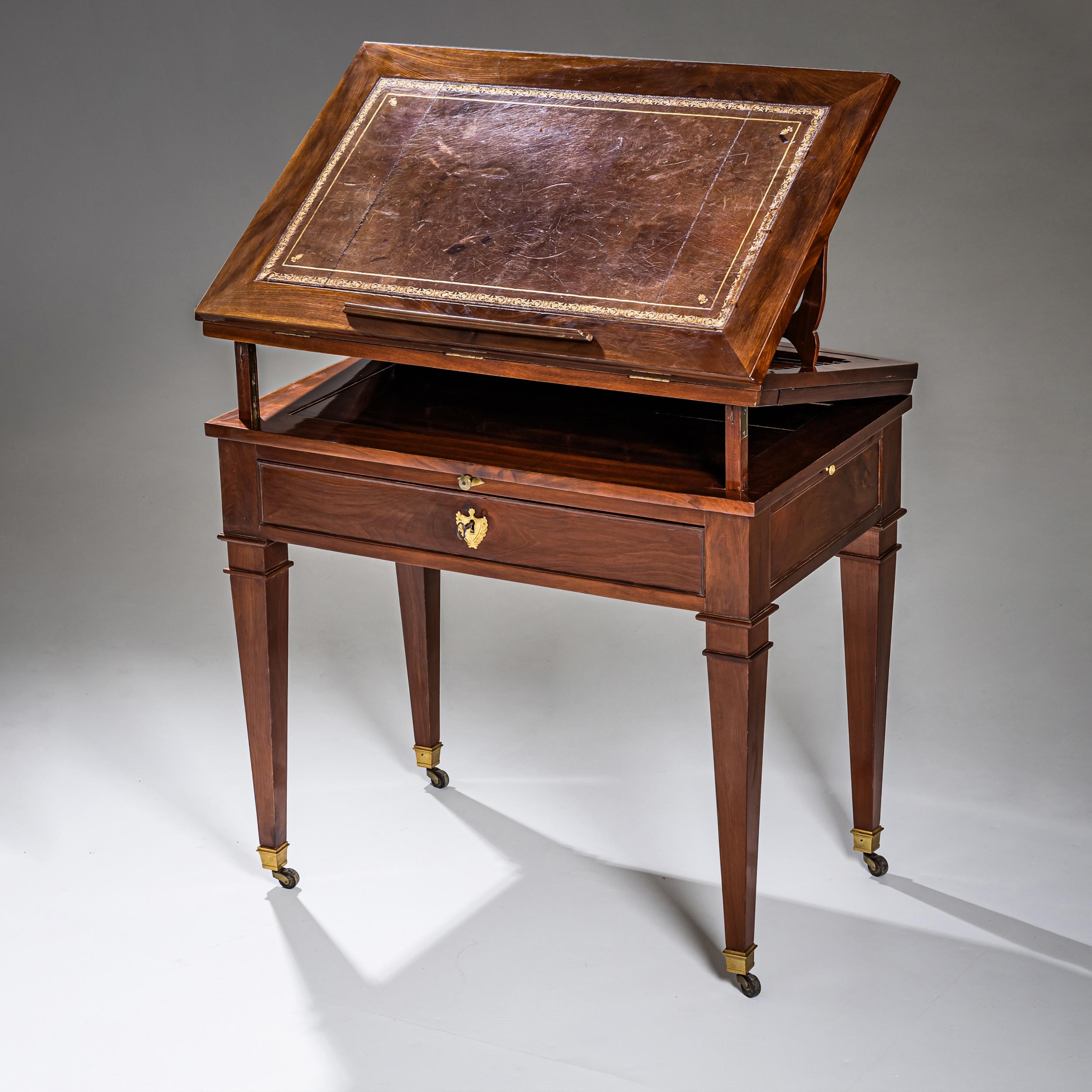 Scrivania di un architetto alla Tronchin, Francia, circa 1800 in vendita 9