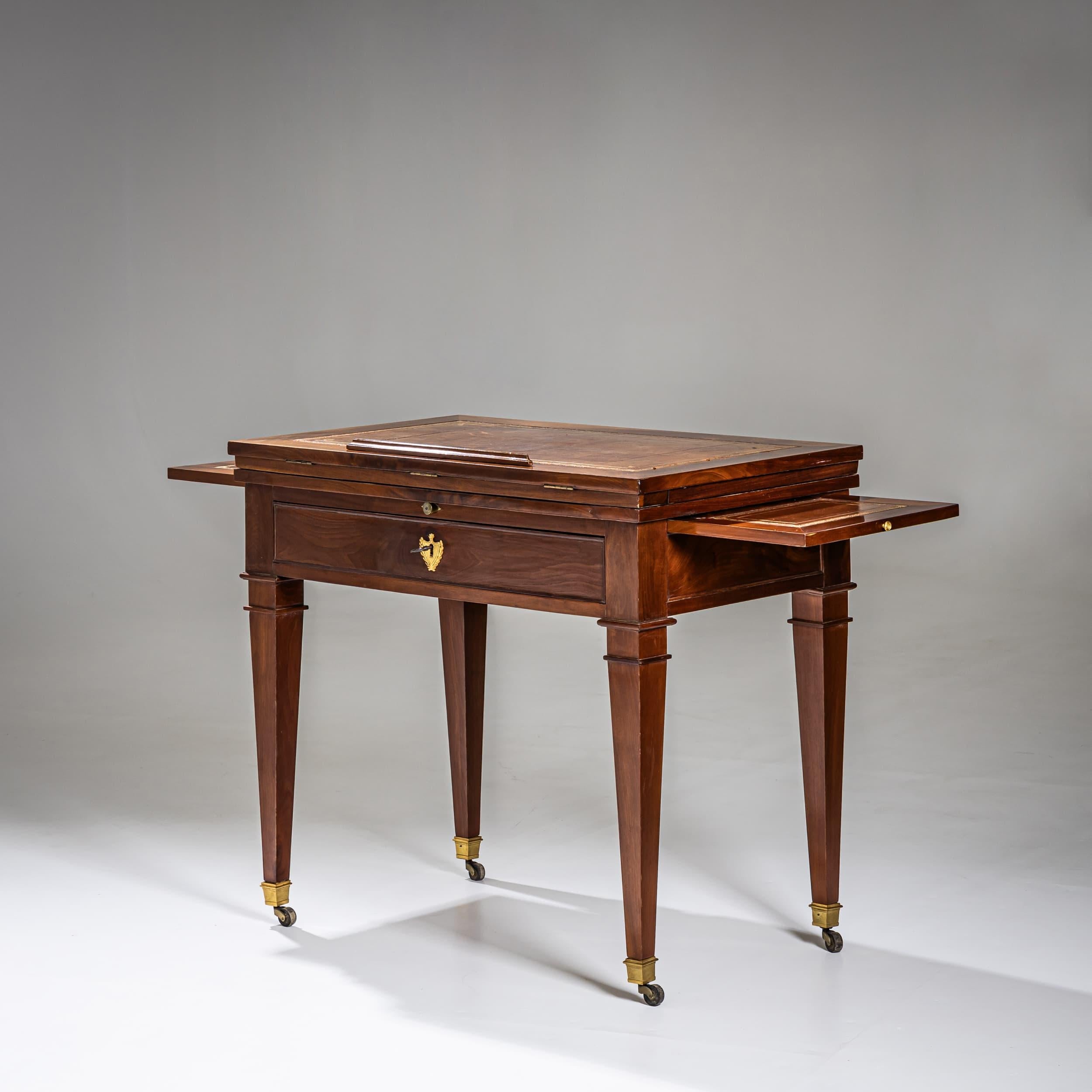 Neoclassico Scrivania di un architetto alla Tronchin, Francia, circa 1800 in vendita