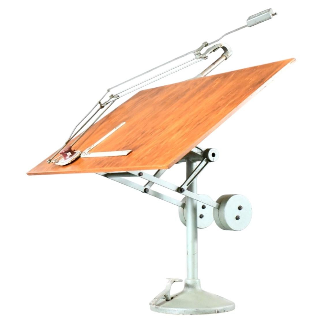 Architects Drawing Board By Riefler Circa 1950s For Sale