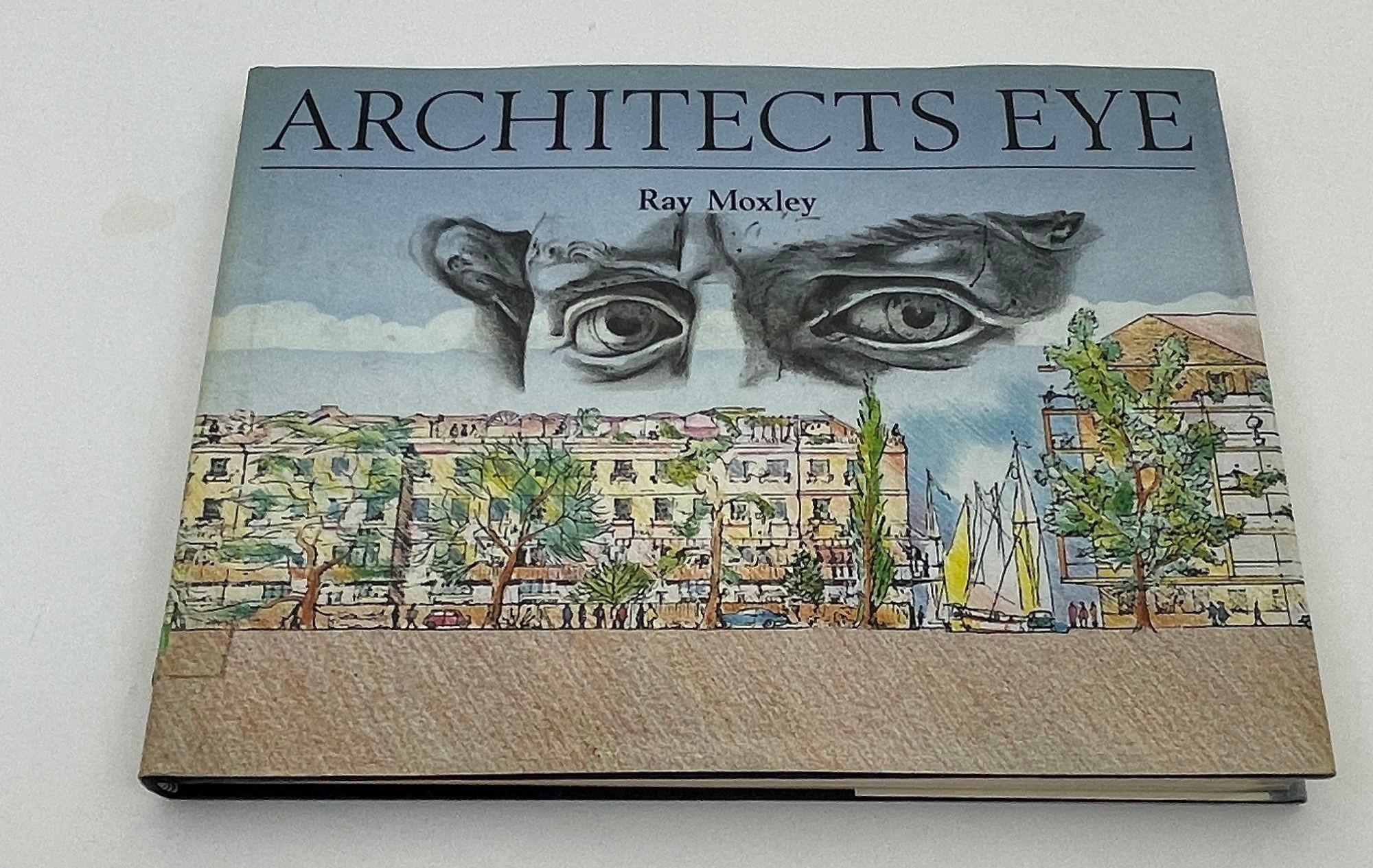 n black cloth with gilt titles on spine. With colour photographs and drawings by the author.
In an unclipped colour pictorial dust jacket with black titles.
95 pages.
Book and dust jacket are both near fine, clean and unmarked.
Title: Architects