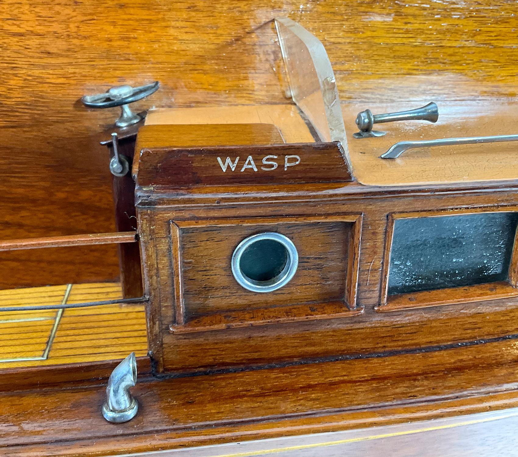 Architektonisches Halbmodell der Wrigley Yacht Wasp im Angebot 1