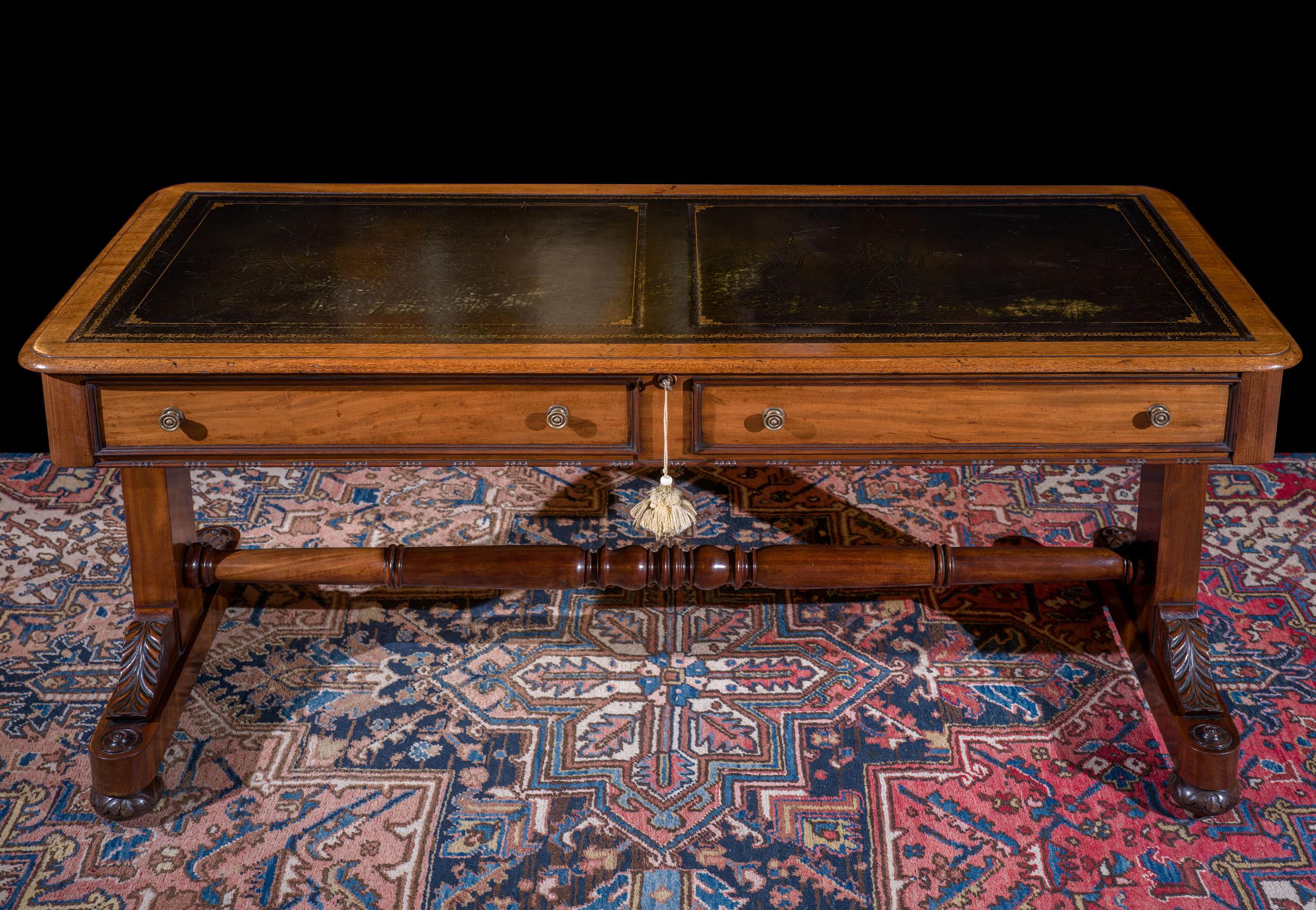 Architect's Plan Table in Mahogany For Sale 1