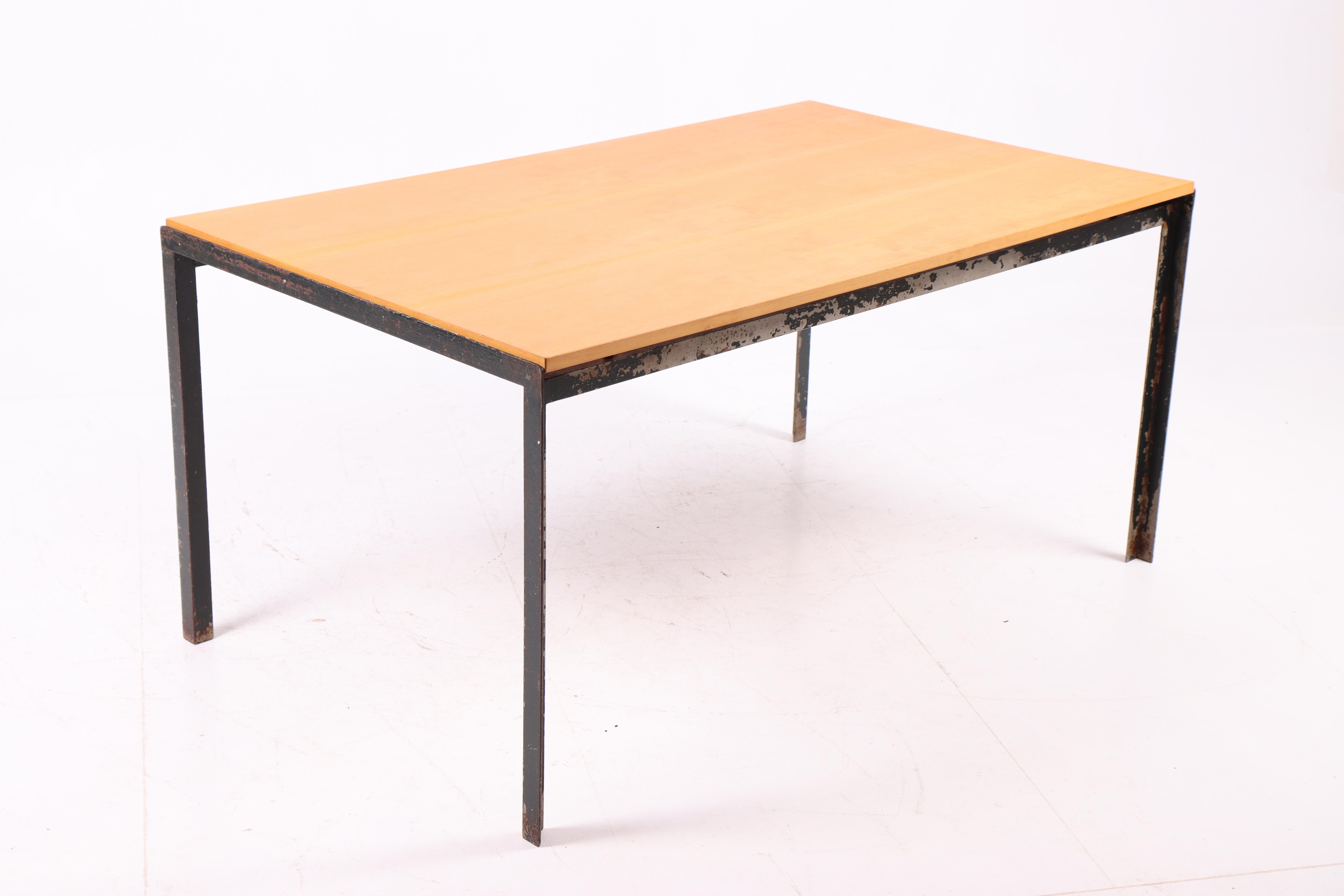Metallo Tavolo per architetti modello PK52 di Poul Kjærholm, Made in Denmark in vendita