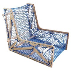 Used Architect's work Lace-Up Lounge Chair