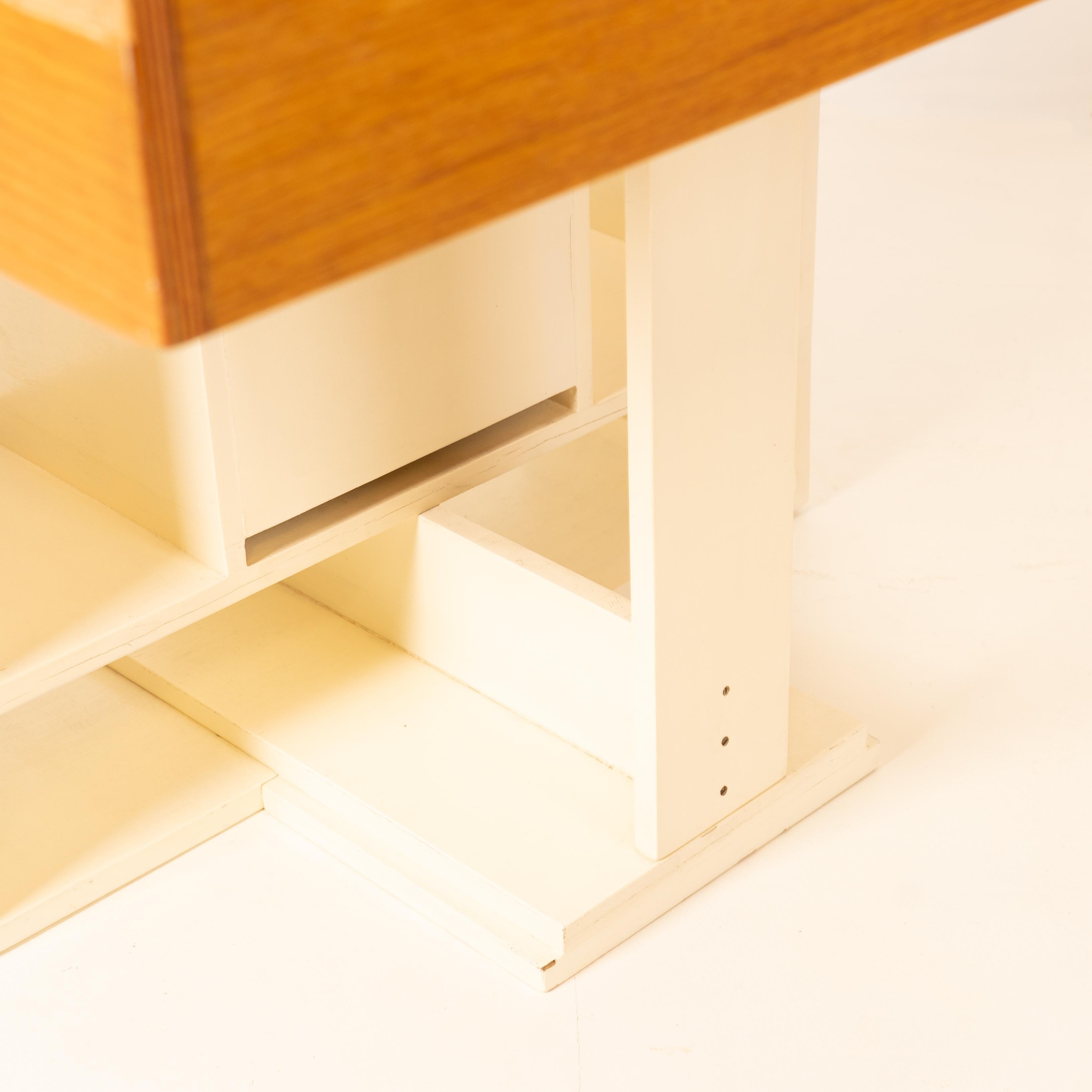 Architect's work, Lacquered system table, circa 1970 For Sale 2