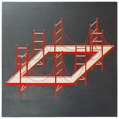 Peinture d'un pont architectural par Jon Widman