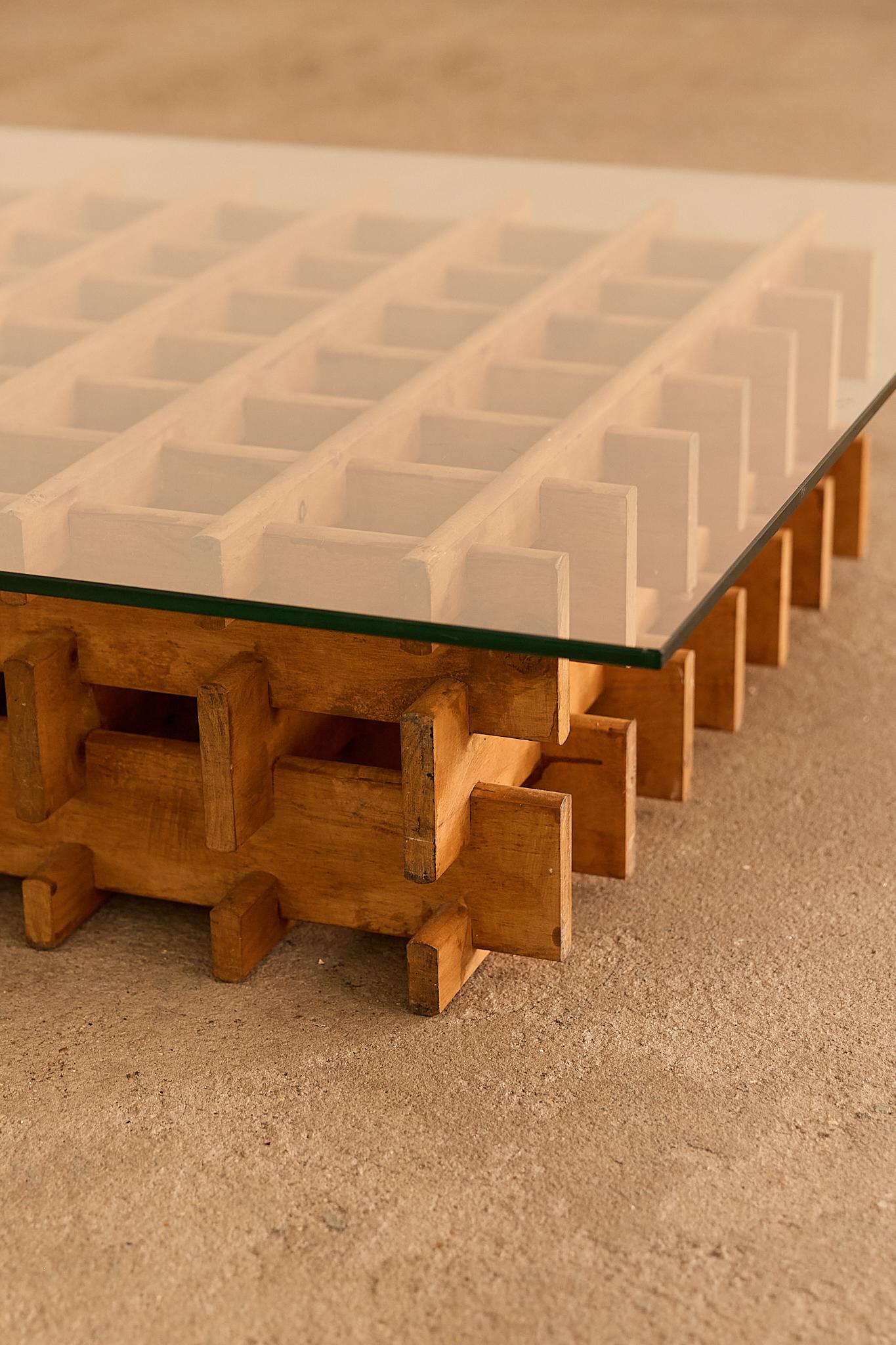 Architectual Coffee Table (Glas) im Angebot