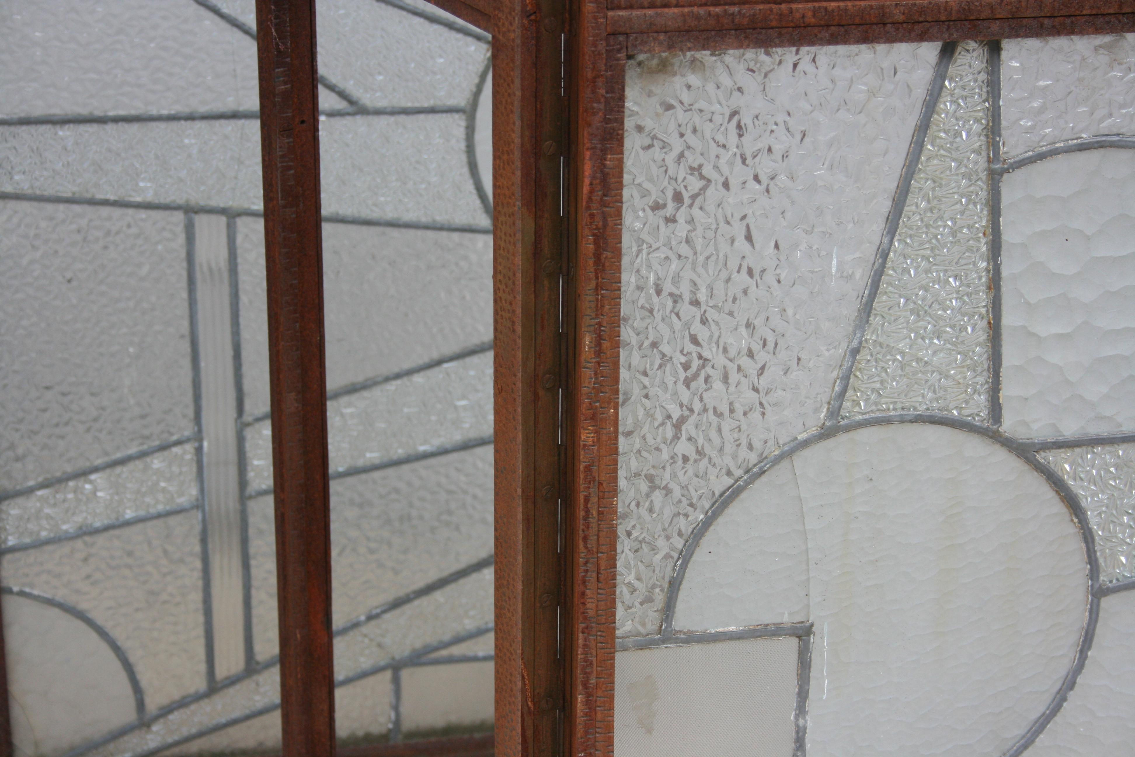 Architectural Iron Art Deco Windows, Set of 4 For Sale 13
