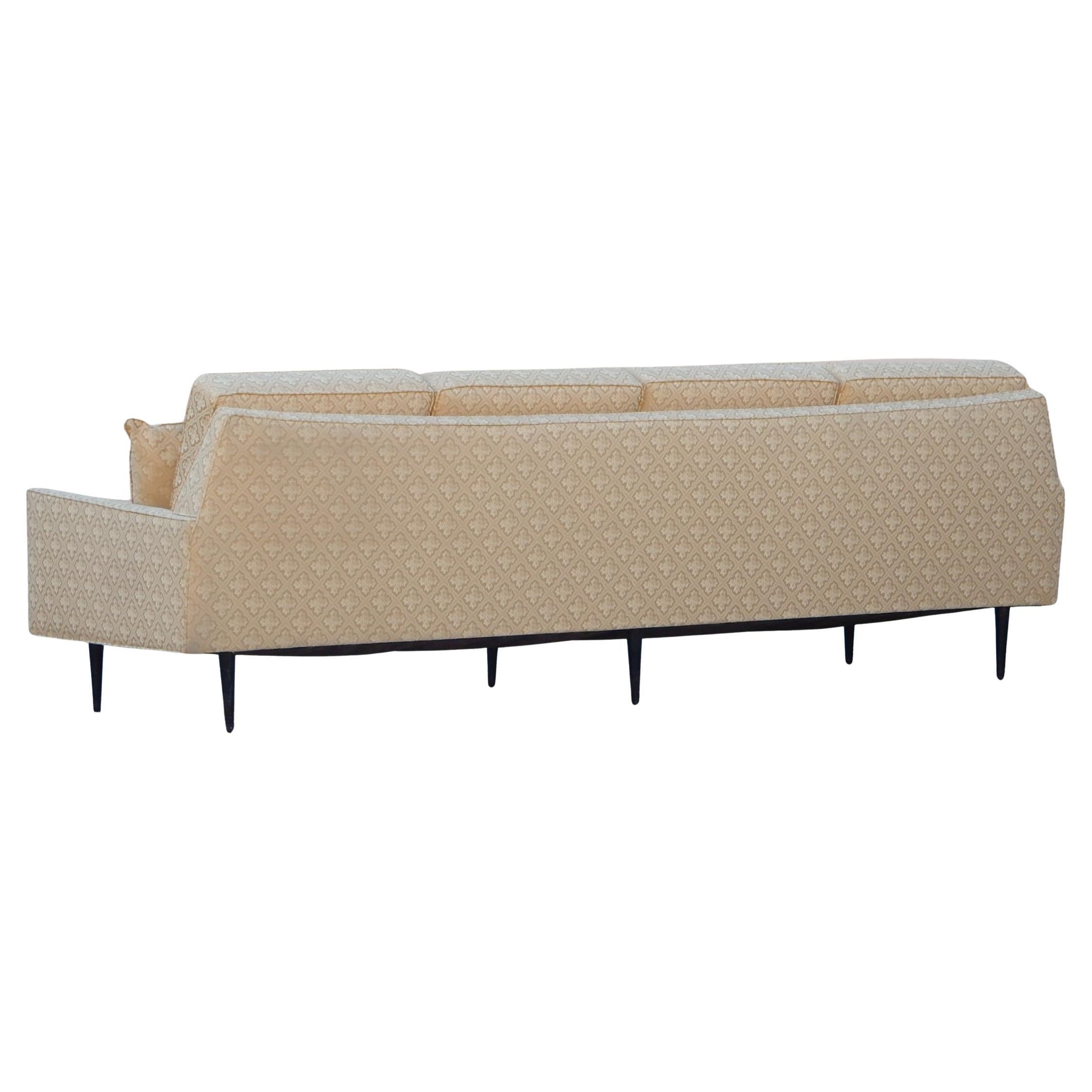 Sofá Architectural 1950's Mid Century Modern Moderno de mediados de siglo en venta