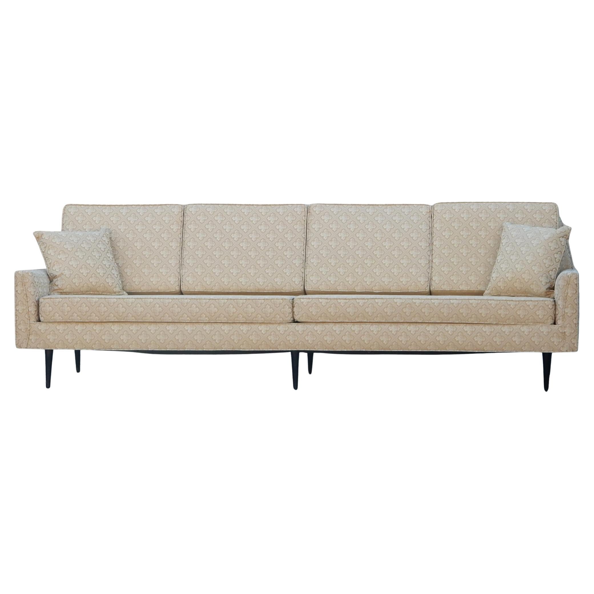 Sofá Architectural 1950's Mid Century Modern siglo XX en venta