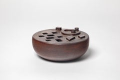 architectural 20th century design ceramic vase or pique fleurs by GR Marcy 1970