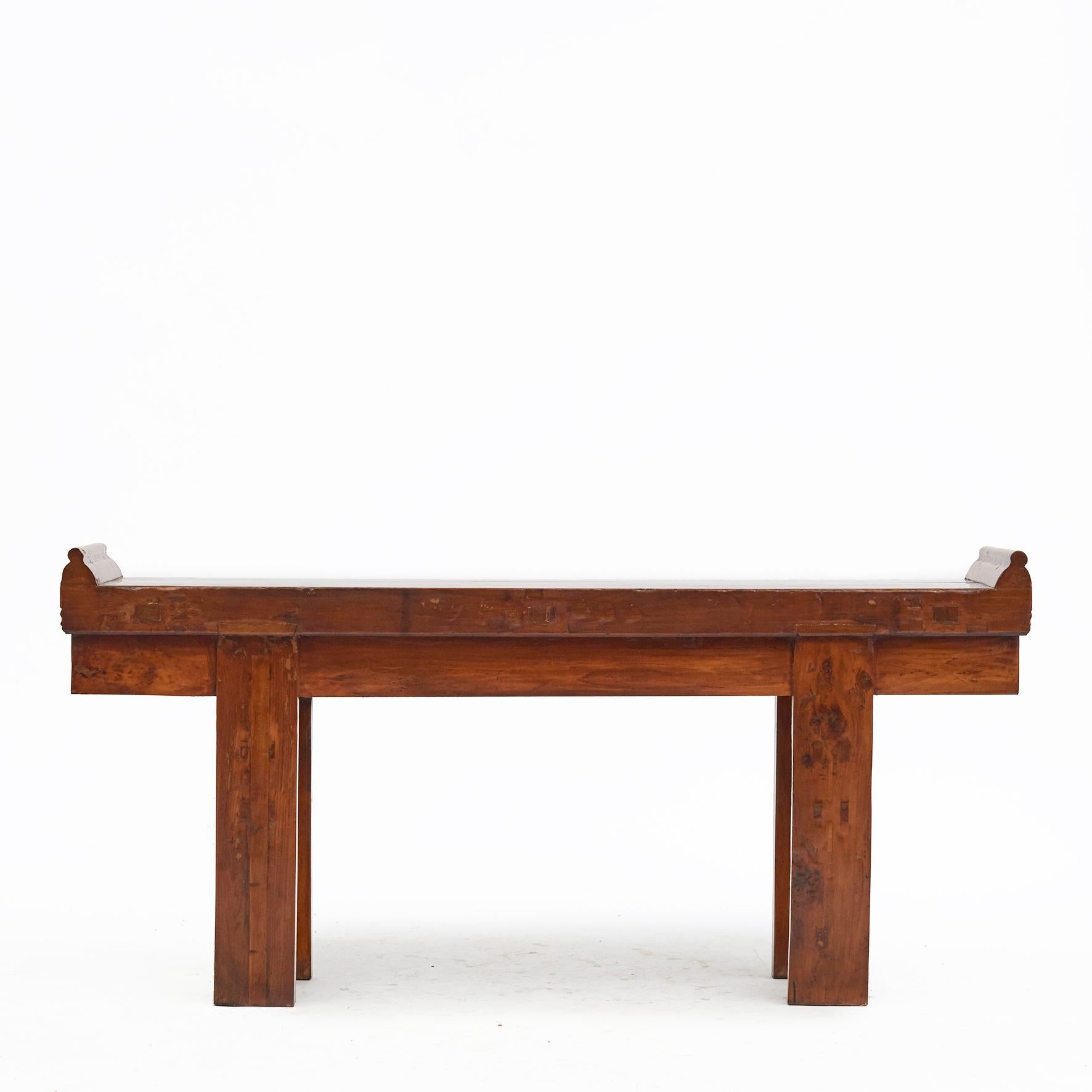 Chinese Architectural Console / Side Table 19'th Ctr. For Sale
