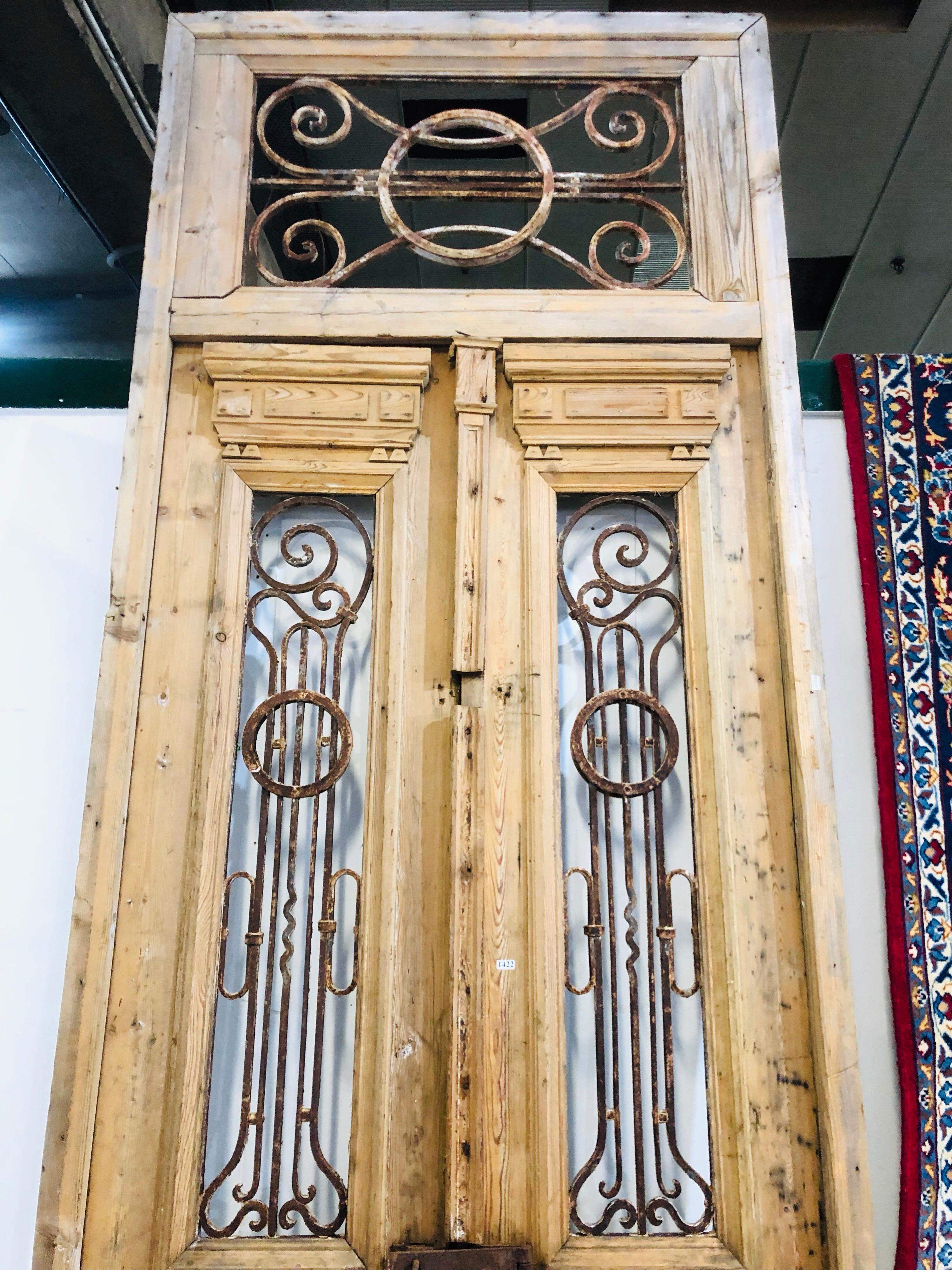 European Architectural Antique French Farmhouse Barn Doors For Sale