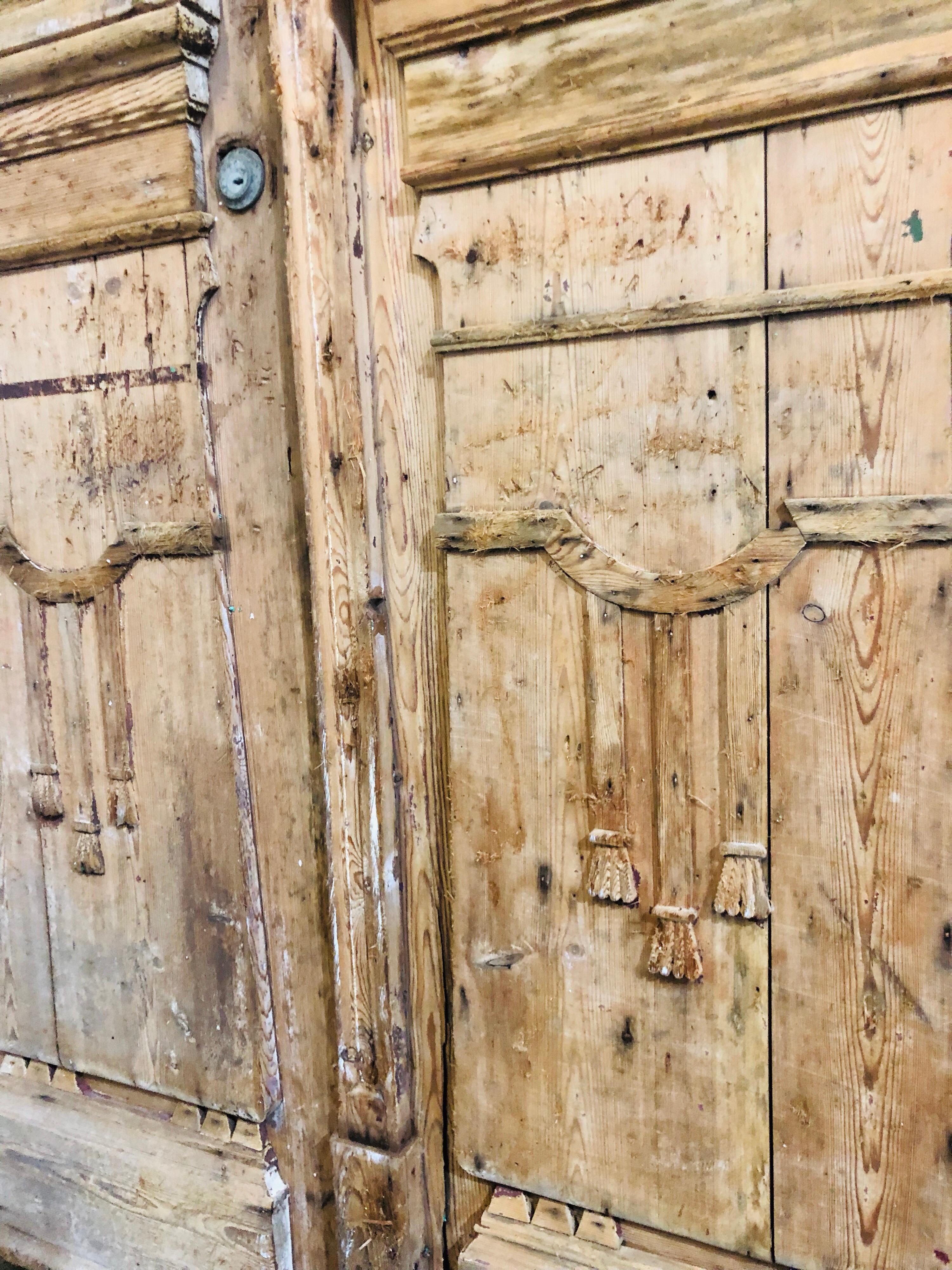 20th Century Architectural Antique French Farmhouse Barn Doors For Sale