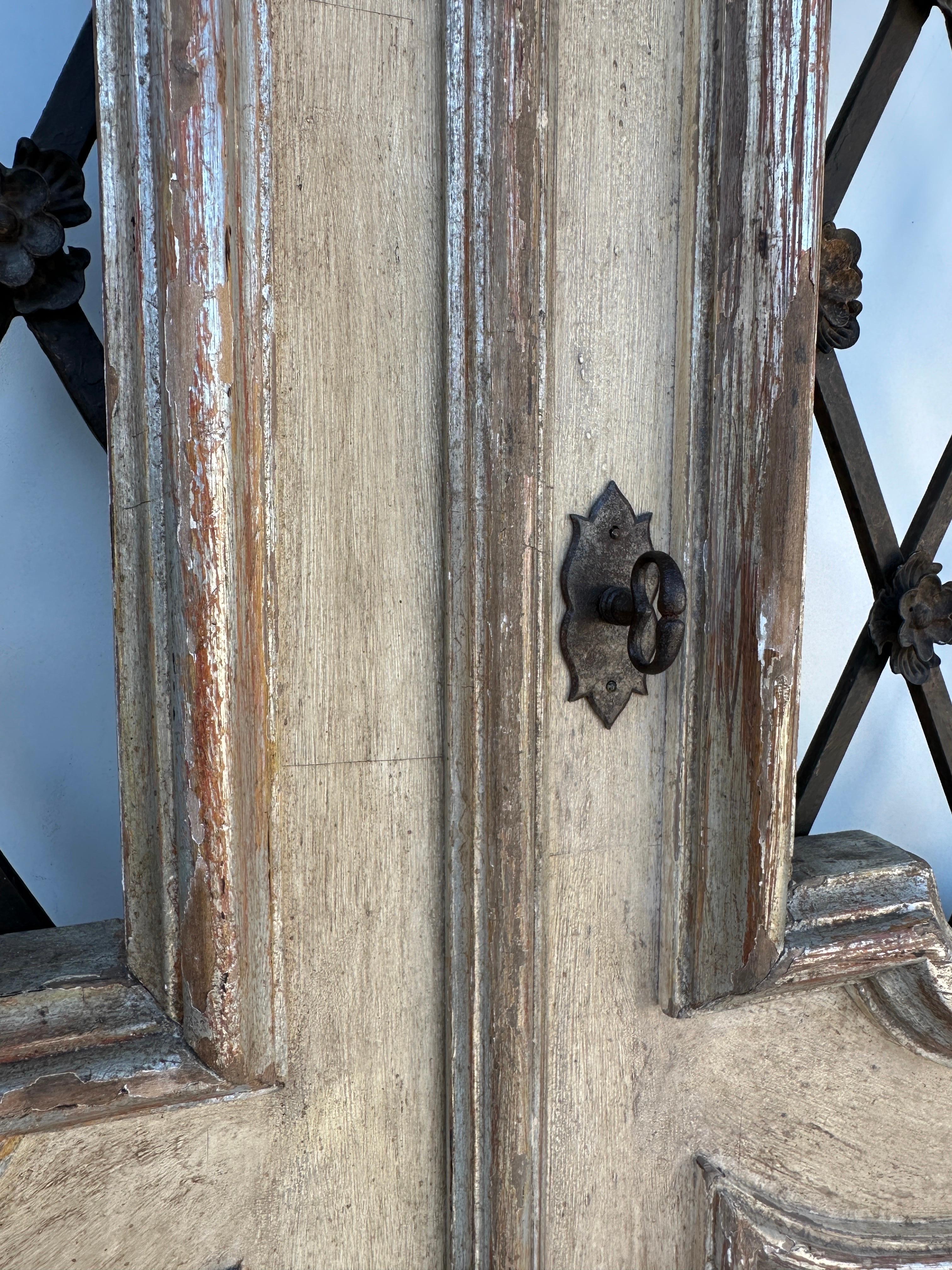 Architectural Antiqued Hand Carved  Italian Decorative Doors 7