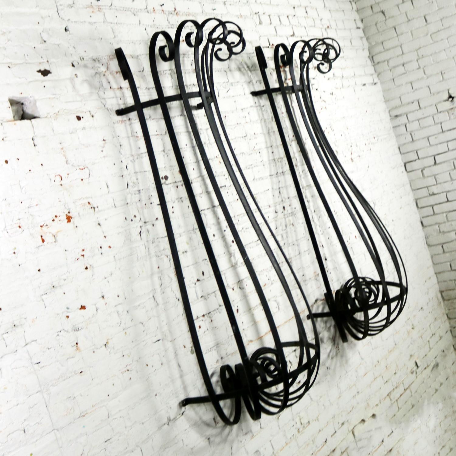 antique wrought iron window boxes