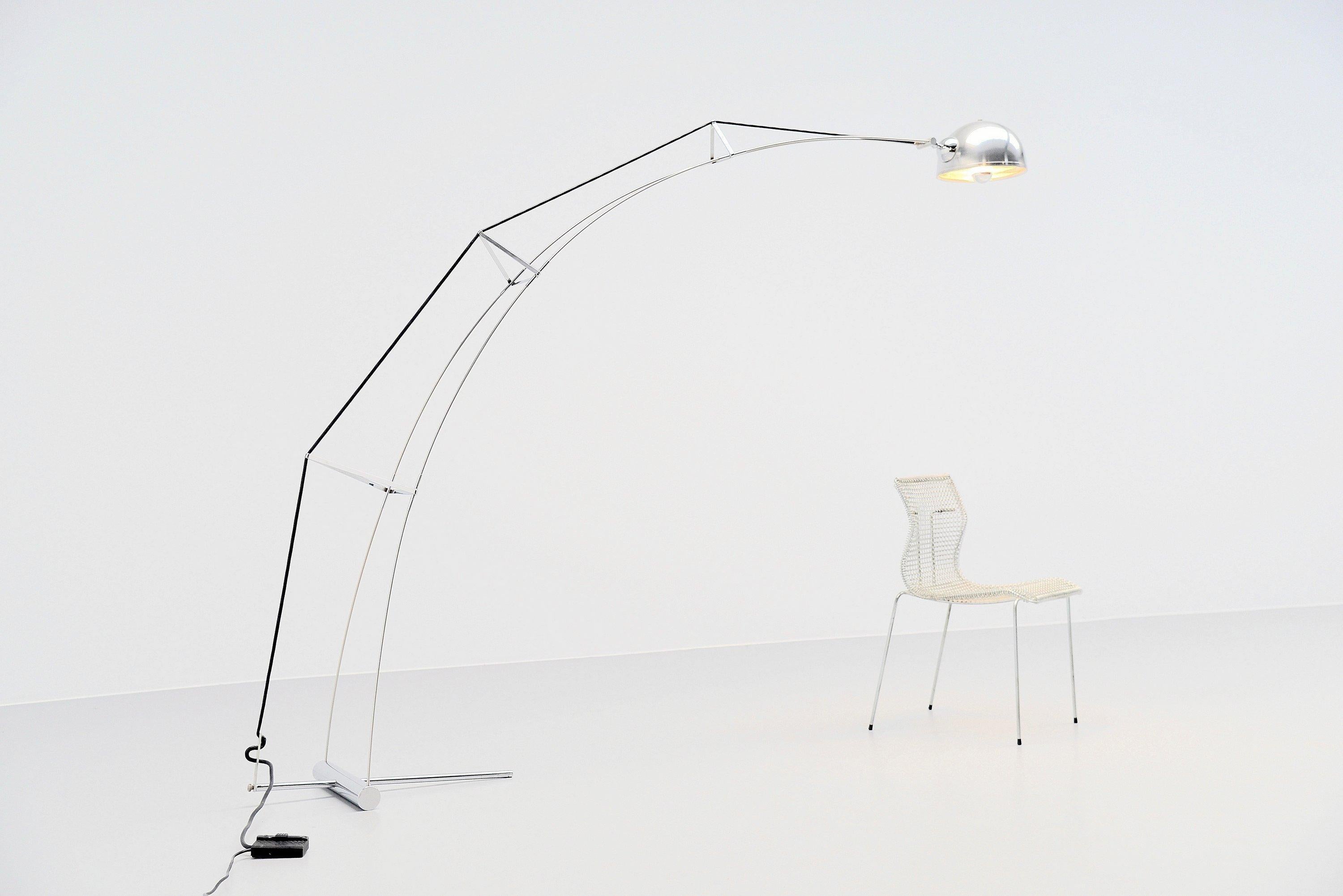 Architectural arc floor lamp Italy 1970 1