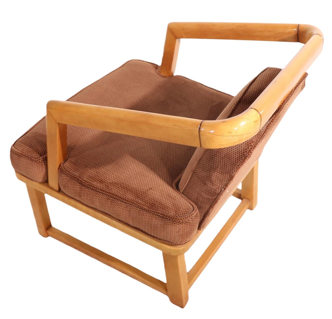 Mid-Century Modern Fauteuil de salon à bras datant des années 1940-1950 attribué à Jack Van der Molen pour Jamestown Lounge en vente