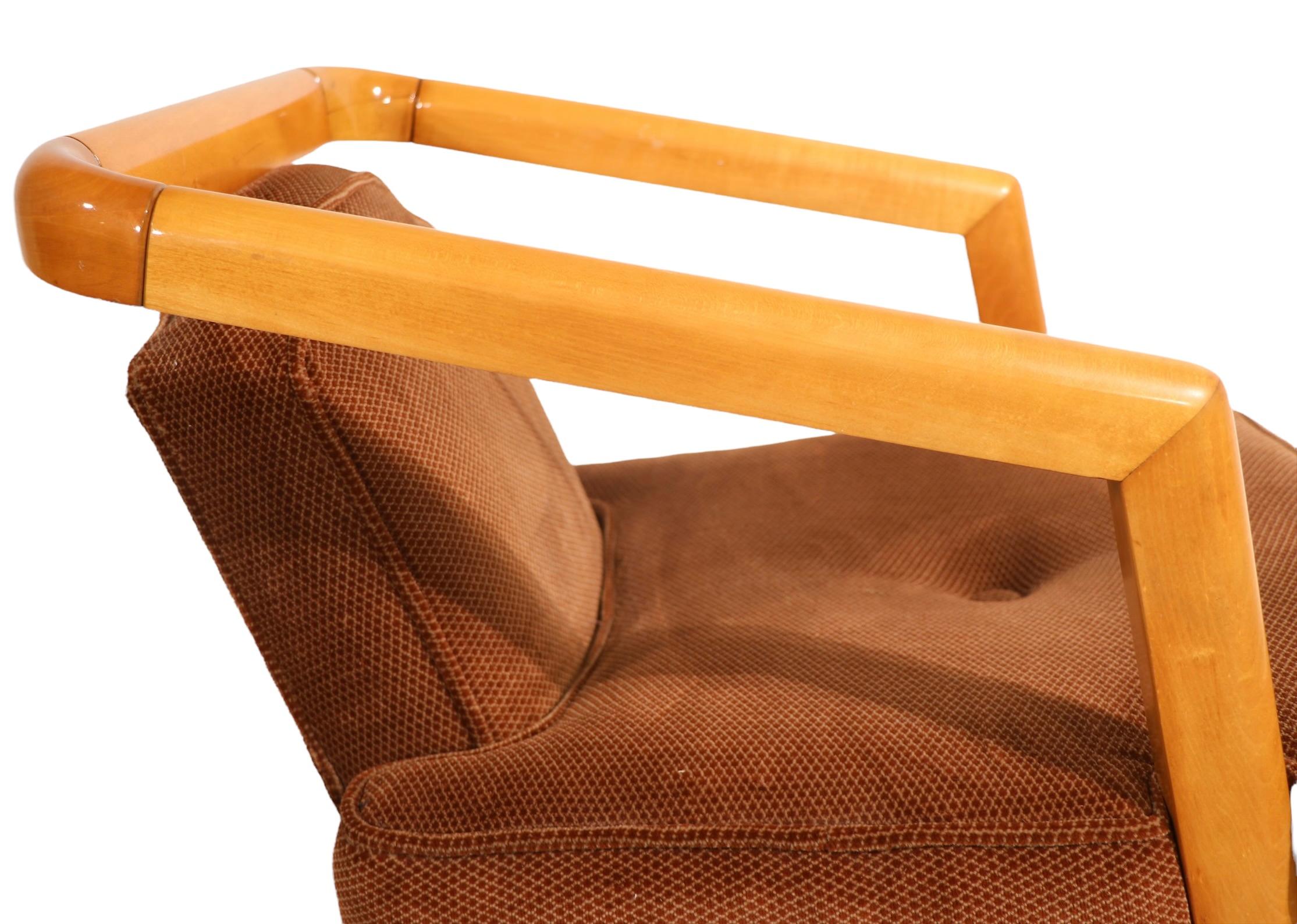 Fauteuil de salon à bras datant des années 1940-1950 attribué à Jack Van der Molen pour Jamestown Lounge Bon état - En vente à New York, NY