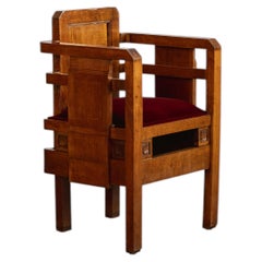 Chaise Art déco, Italie, années 1930