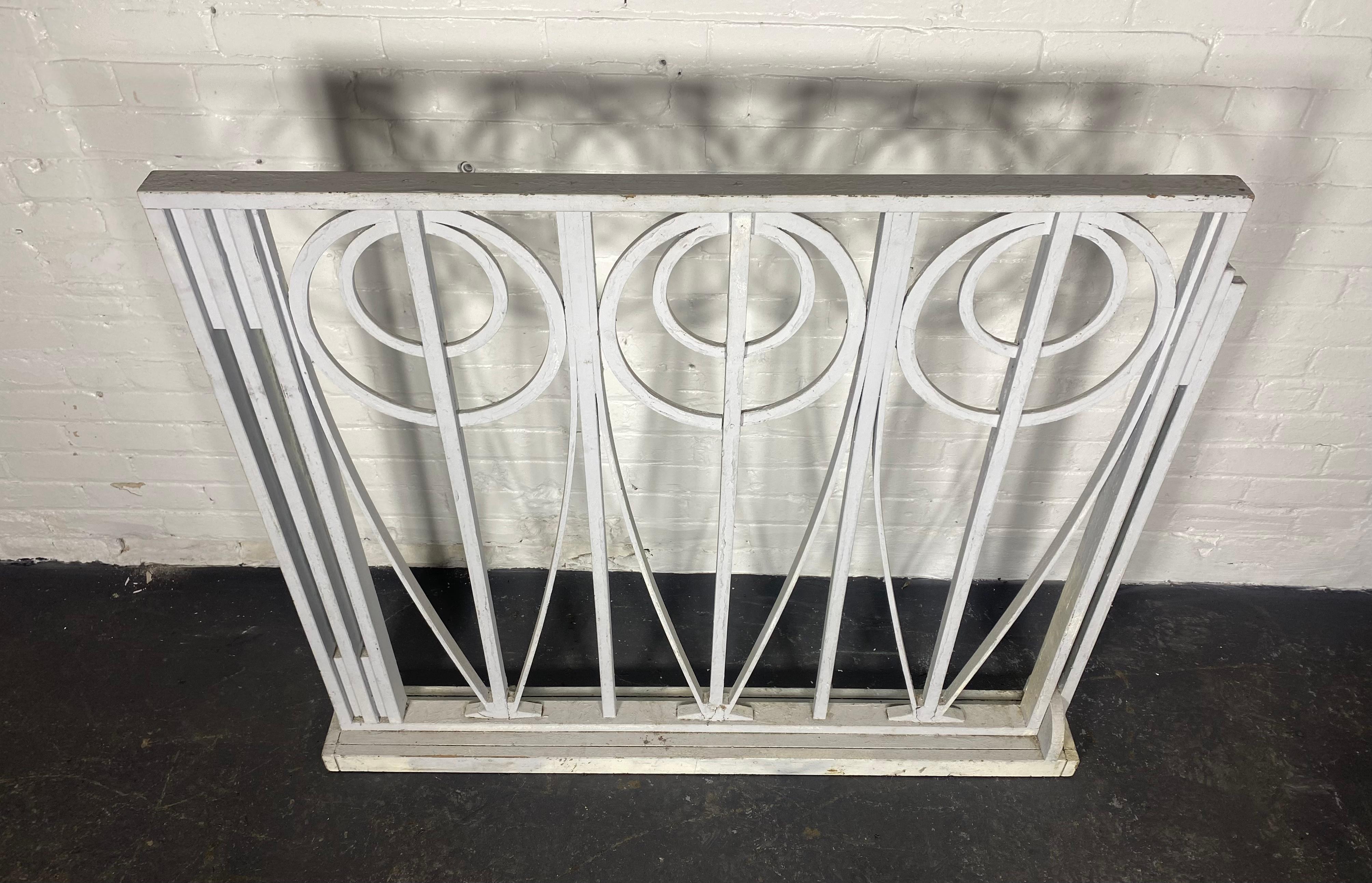 Mid-20th Century Architectural Art Nouveau Wood Element / fire screen manner of Rennie Mackintosh For Sale