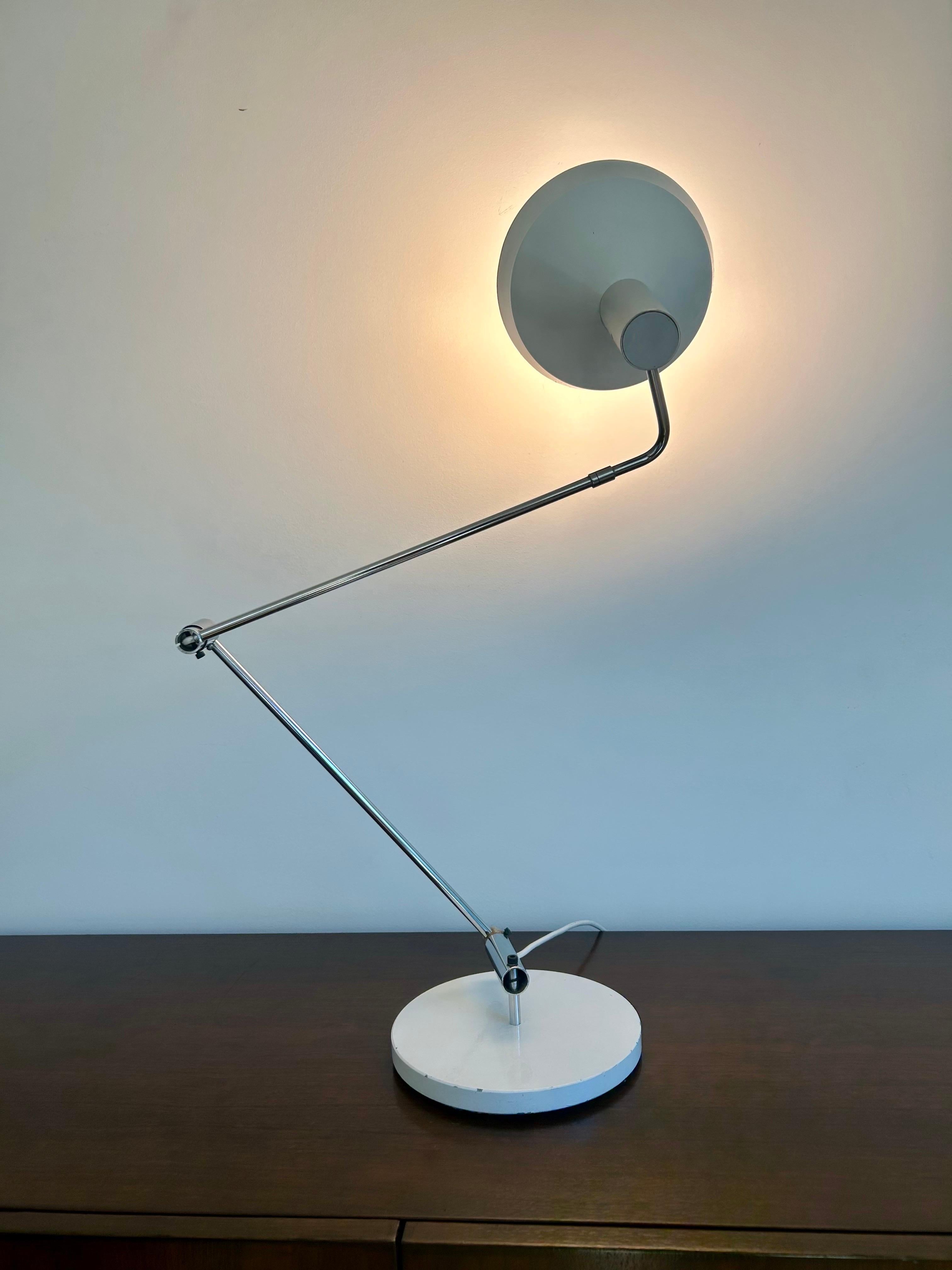 Mid-Century Modern Architectural Articulated Lamp Rosemarie + Rico Baltensweiler 1960s For Sale