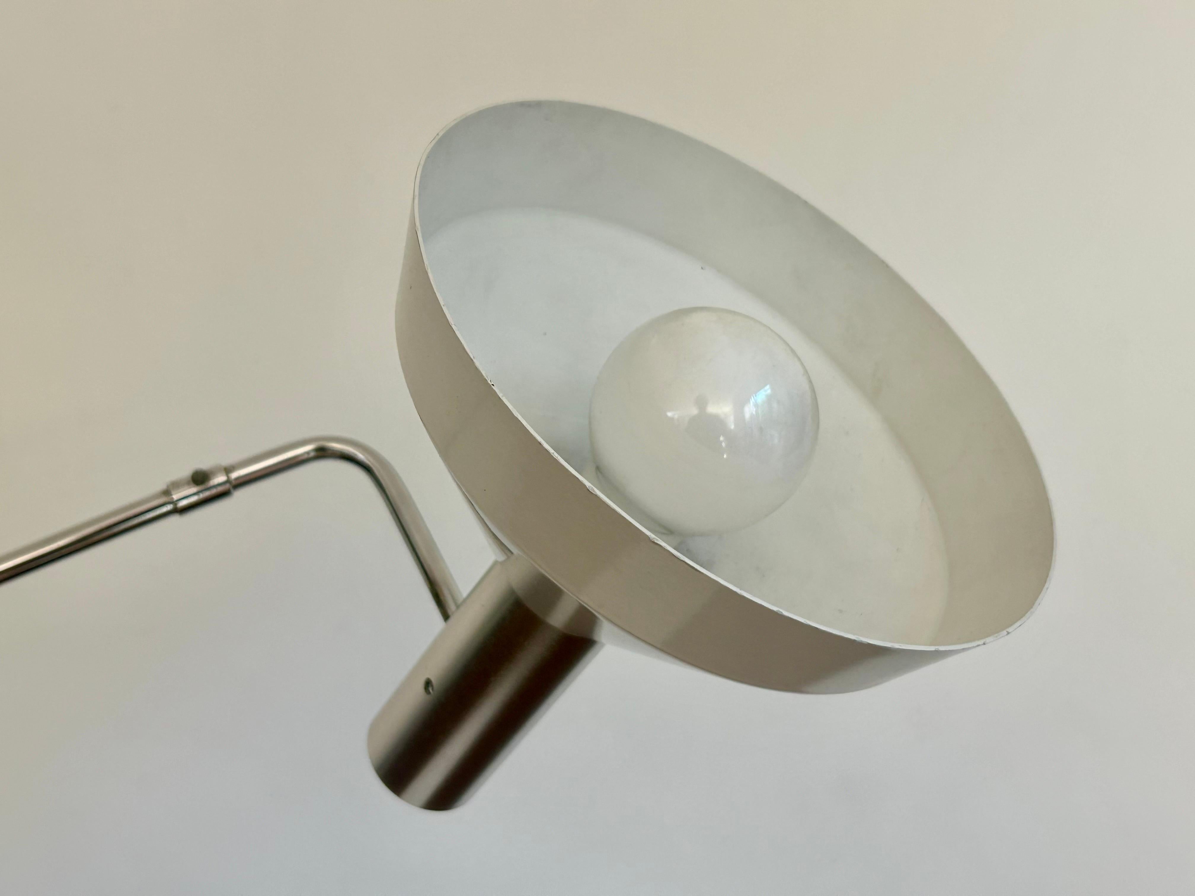 Architectural Articulated Lamp Rosemarie + Rico Baltensweiler 1960s In Good Condition For Sale In Los Angeles, CA
