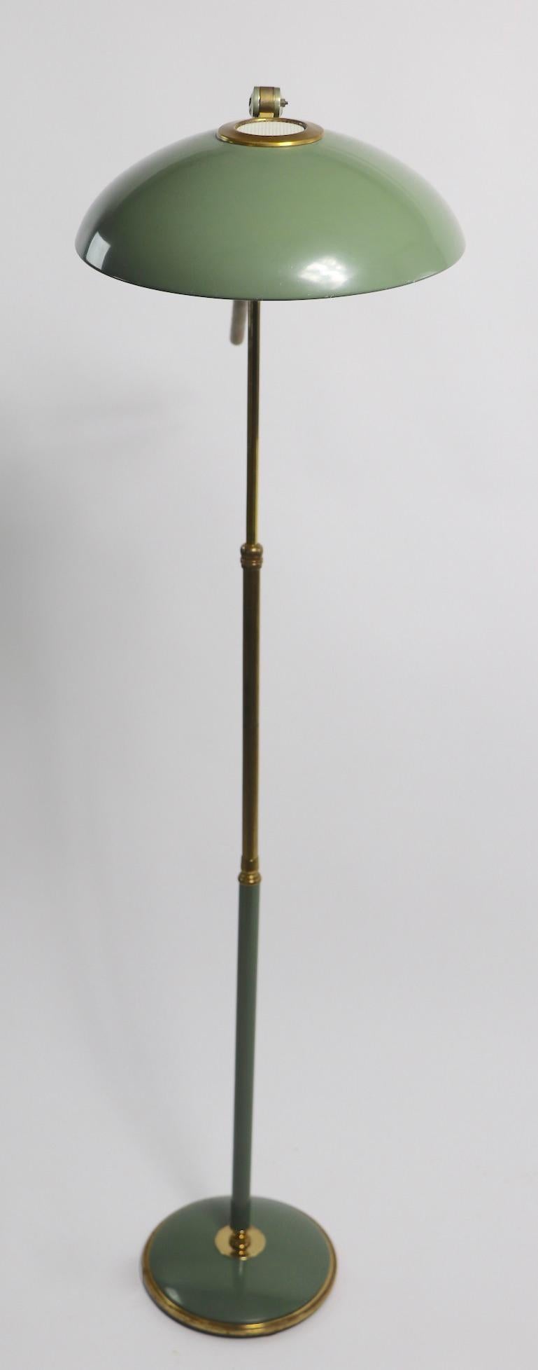 Architectural Articulating Floor Reading Lamp by Thurston for Lightolier 5