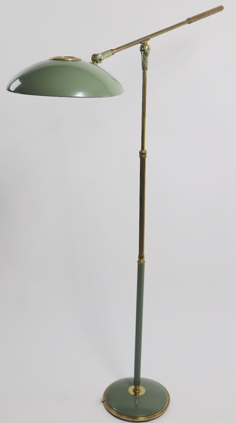 Architectural Articulating Floor Reading Lamp by Thurston for Lightolier 6